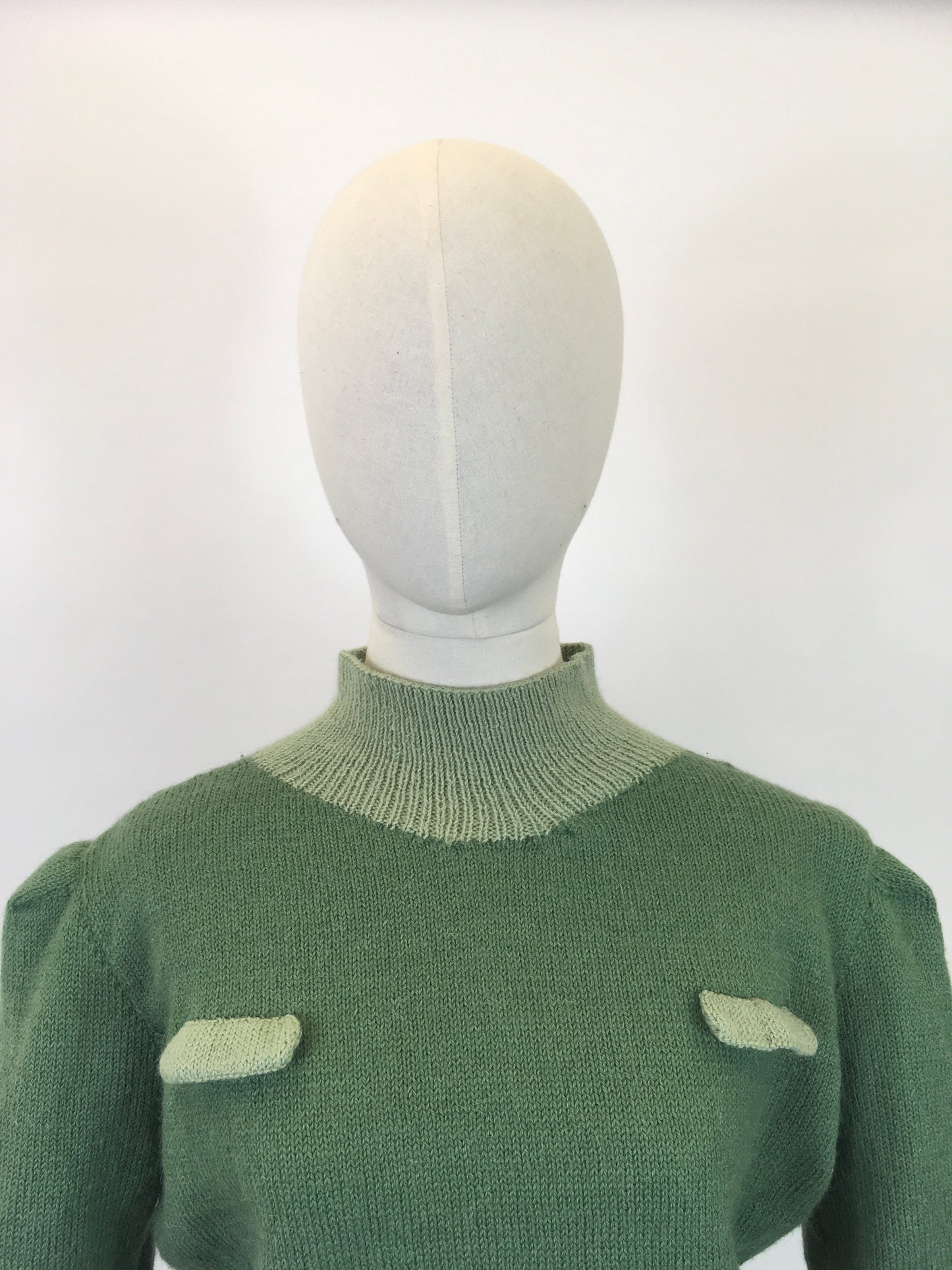 Recently Handknitted by ‘ Linda Boddison’ - Original 1940’s Reproduction Knitwear