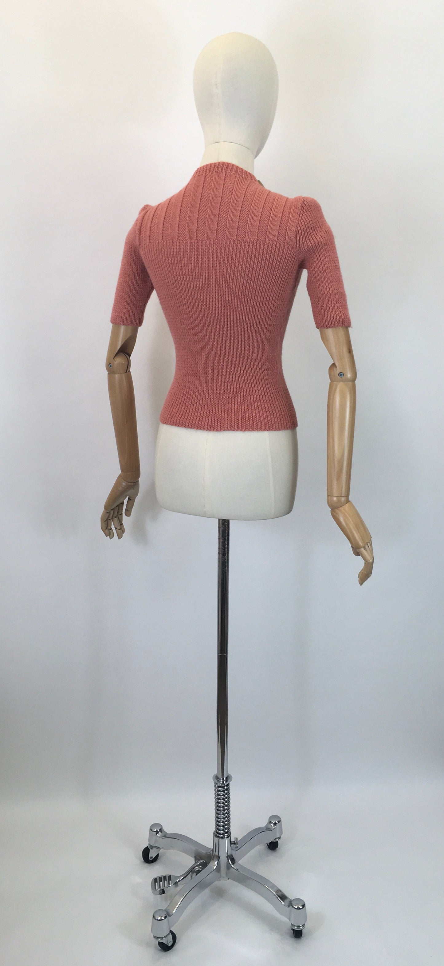 Recently Handknitted By ' Linda Boddison' - Original 1940's Reproduction Knitwear