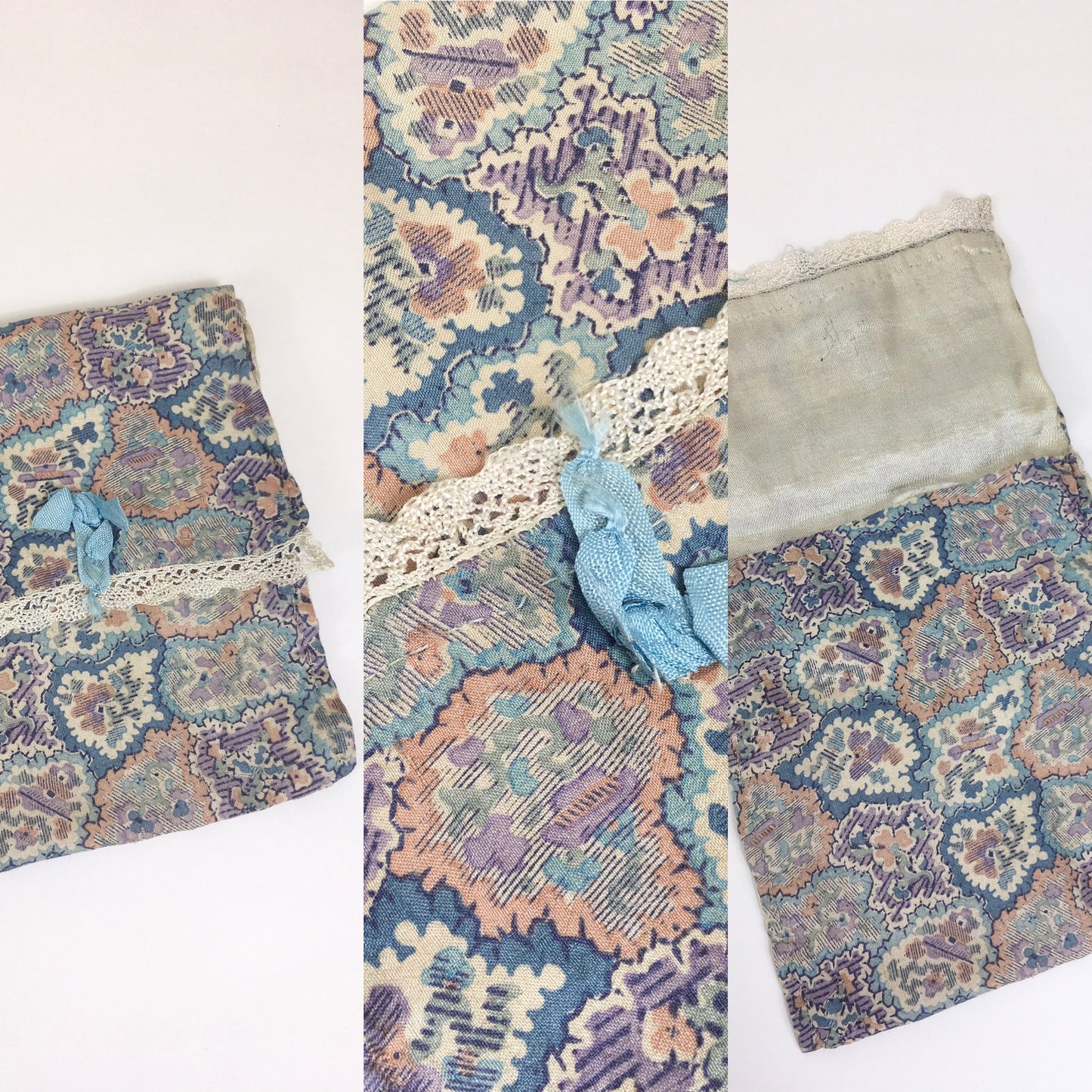 Original 1930’s / 1940’s Hankie / Stockings Case - Great For Keeping Smalls Safe