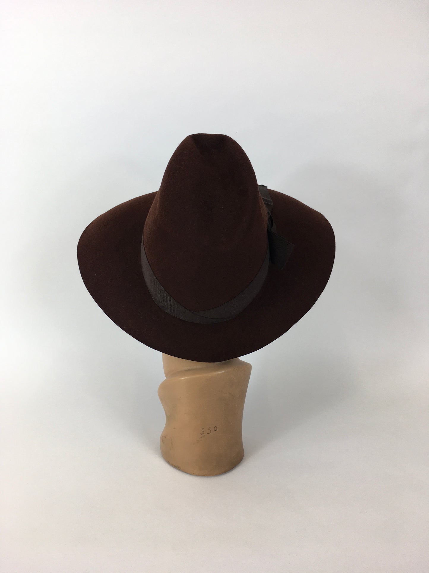 Original 1940’s STUNNING Brown Fedora - Made by ‘ Flechet’