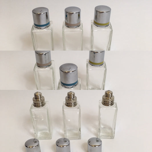 Original late 1930’s early 1940’s set of 3 Vanity Bottles - Great for the Dressing Table