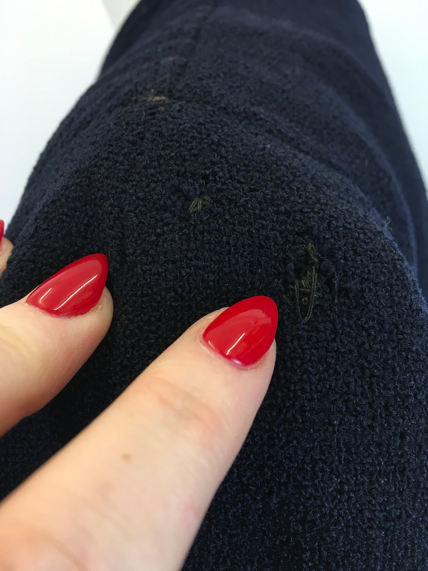 Original 1930’s Darling Navy Wool Crepe Coat - With Stunning Trapunto Detailing