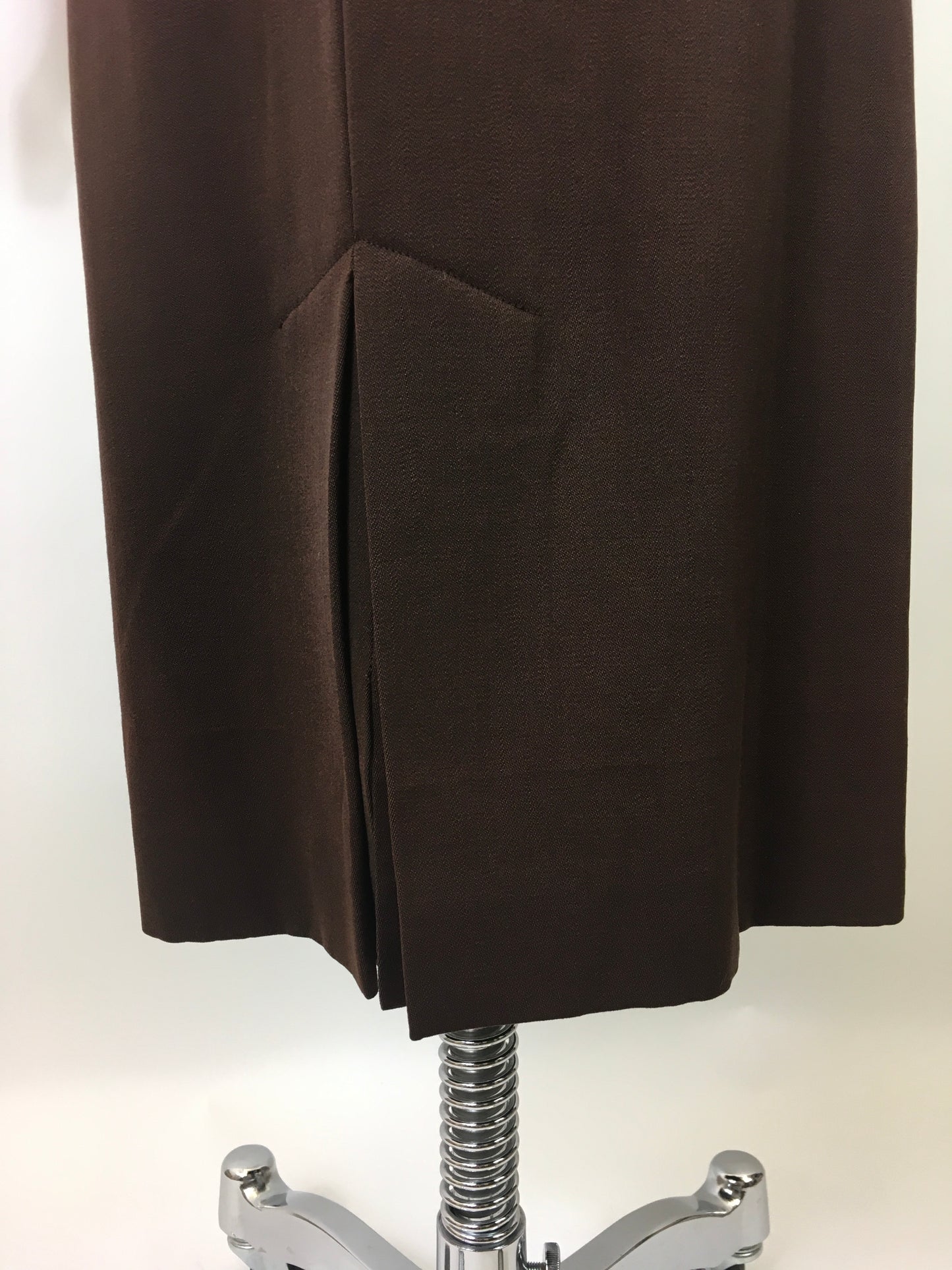 Original Sensational 1940’s American 2pc Suit by ‘ Betty Hill, California’ - In Rich Chocolate Brown with Stunning Details