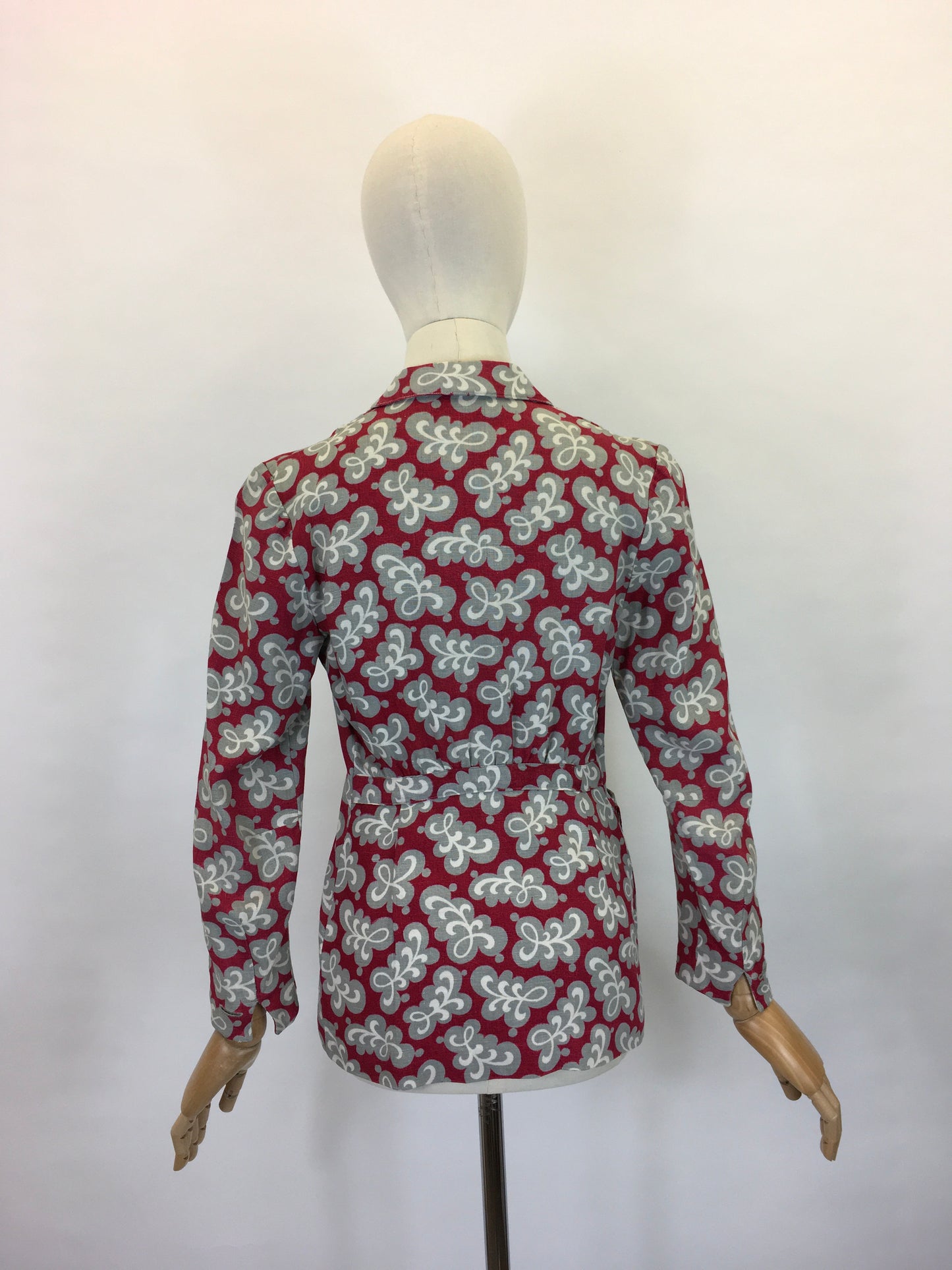 Original 1940s CC41 Utility Marked Moygashol Linen Jacket - By ‘ Fashionsport ‘