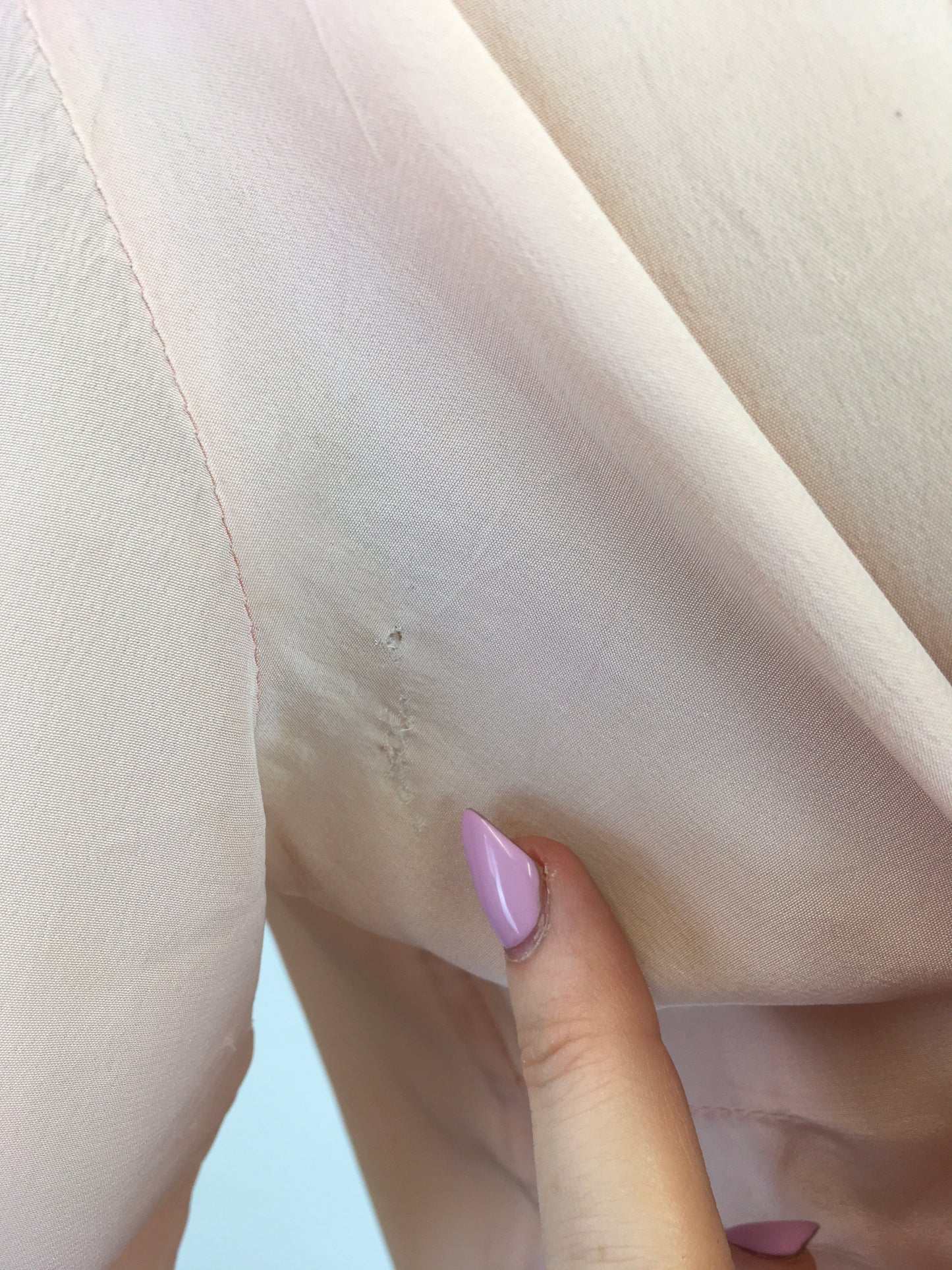 Original 1940's Darling Silk Blouse - In A Powdered Pink