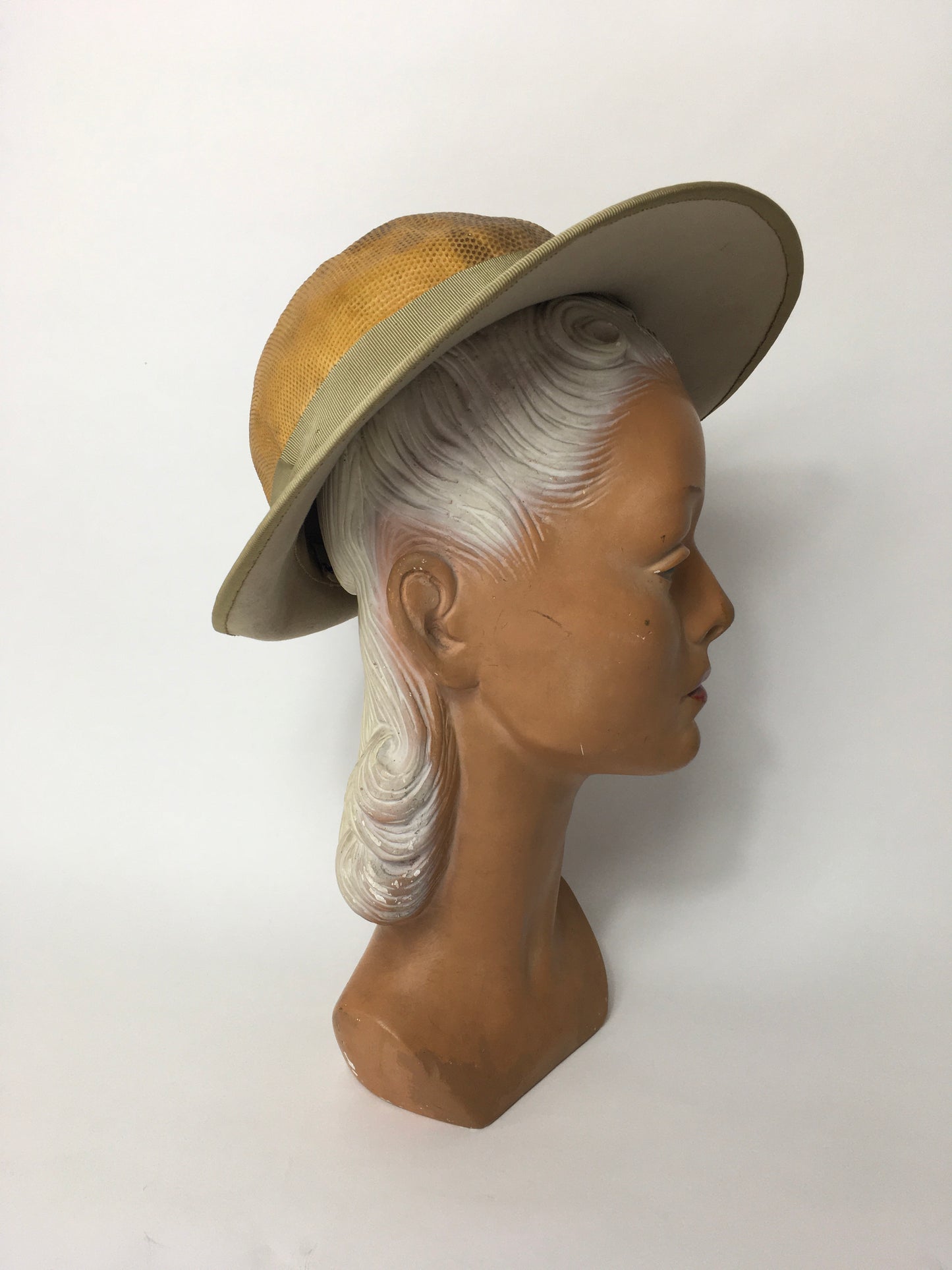 Original 1930’s Matching Snakeskin Cloche Hat & Gloves Set - Festival of Vintage Fashion Show Exclusive