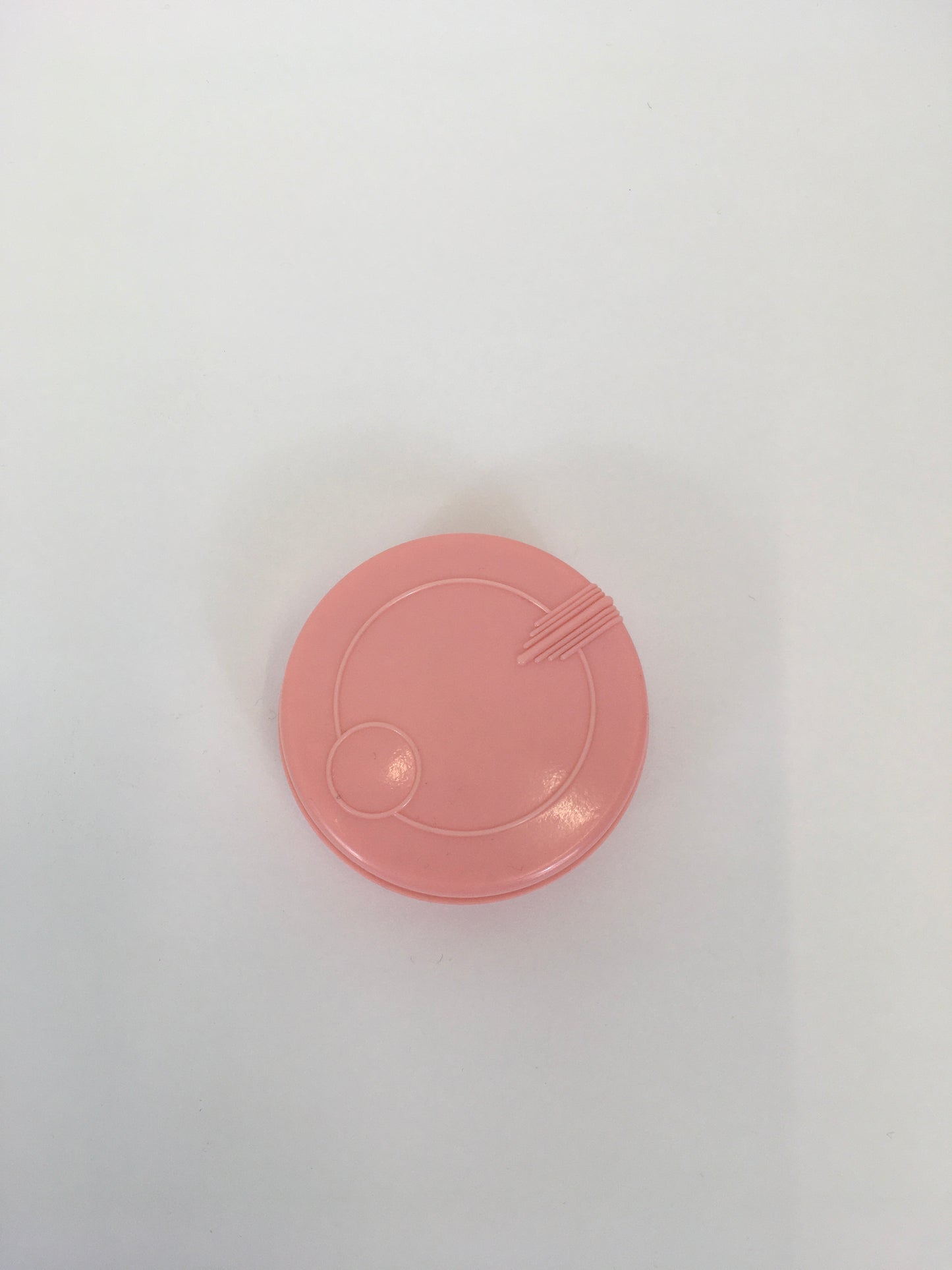 Original 1930’s / 1940’s Celluloid Vanity Pot - In A Soft Powdered Pink Perfect For A Vintage Vanity