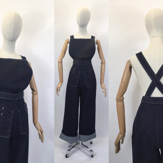 Freddie’s Of Pinewood Home Companion Dungarees - In Indigo