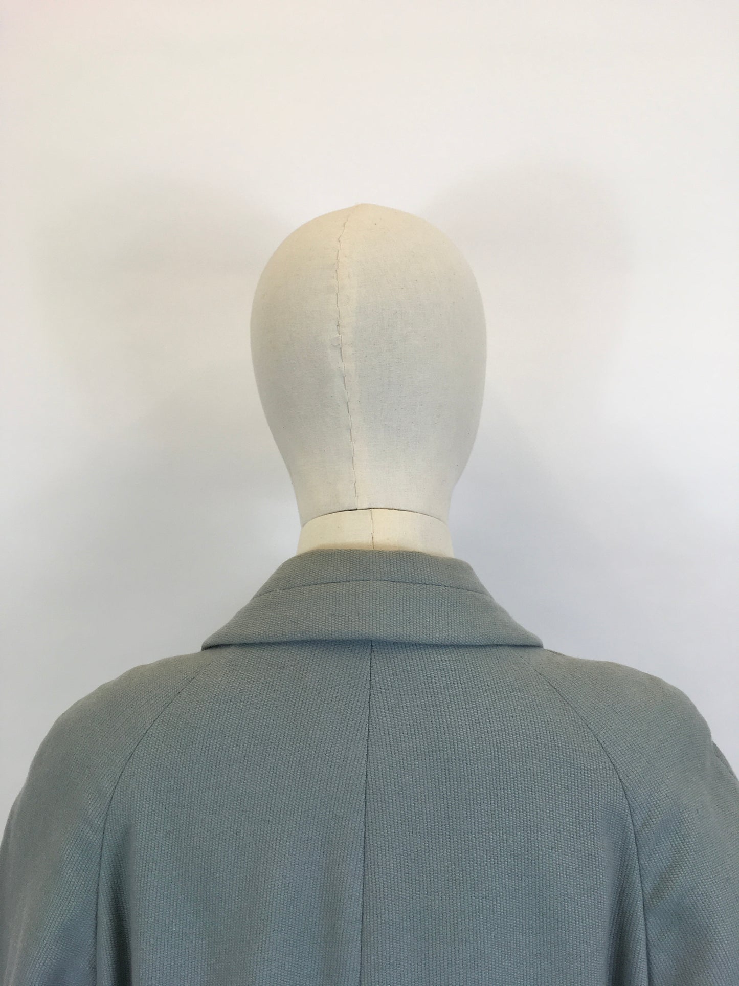 Original 1950’s Darling Pale Blue Swing Coat - With A Classic Easy to Wear 50’s Silhouette