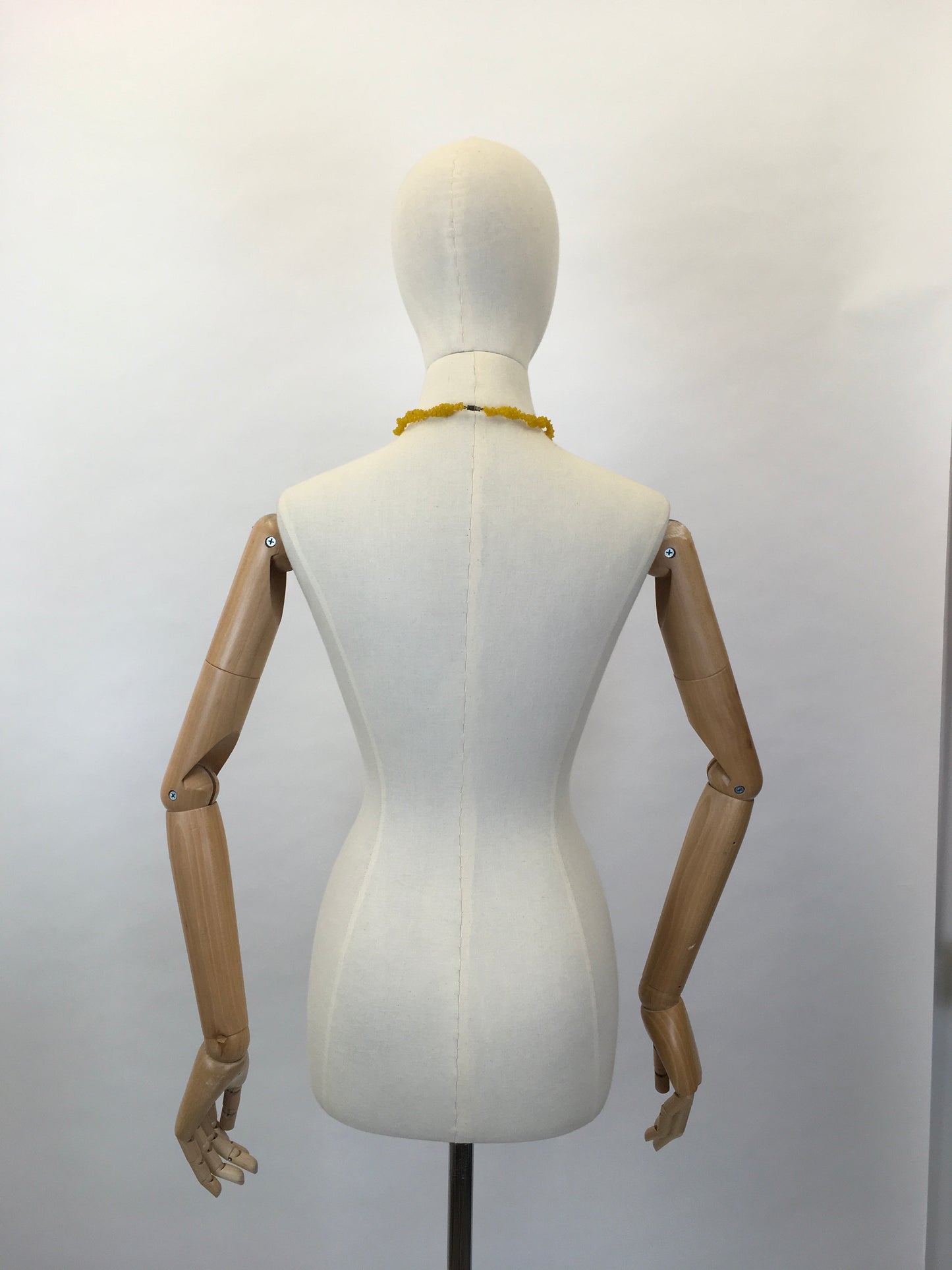 Original Early 1950’s ‘ Scoobie ‘ Necklace - In a Gorgeous Sunshine Yellow