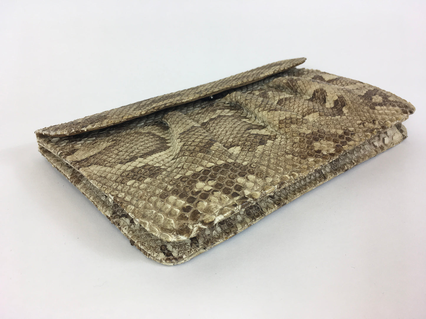 Original 1930’s Fabulous Snakeskin Clutch Handbag - With Beautiful Detailing