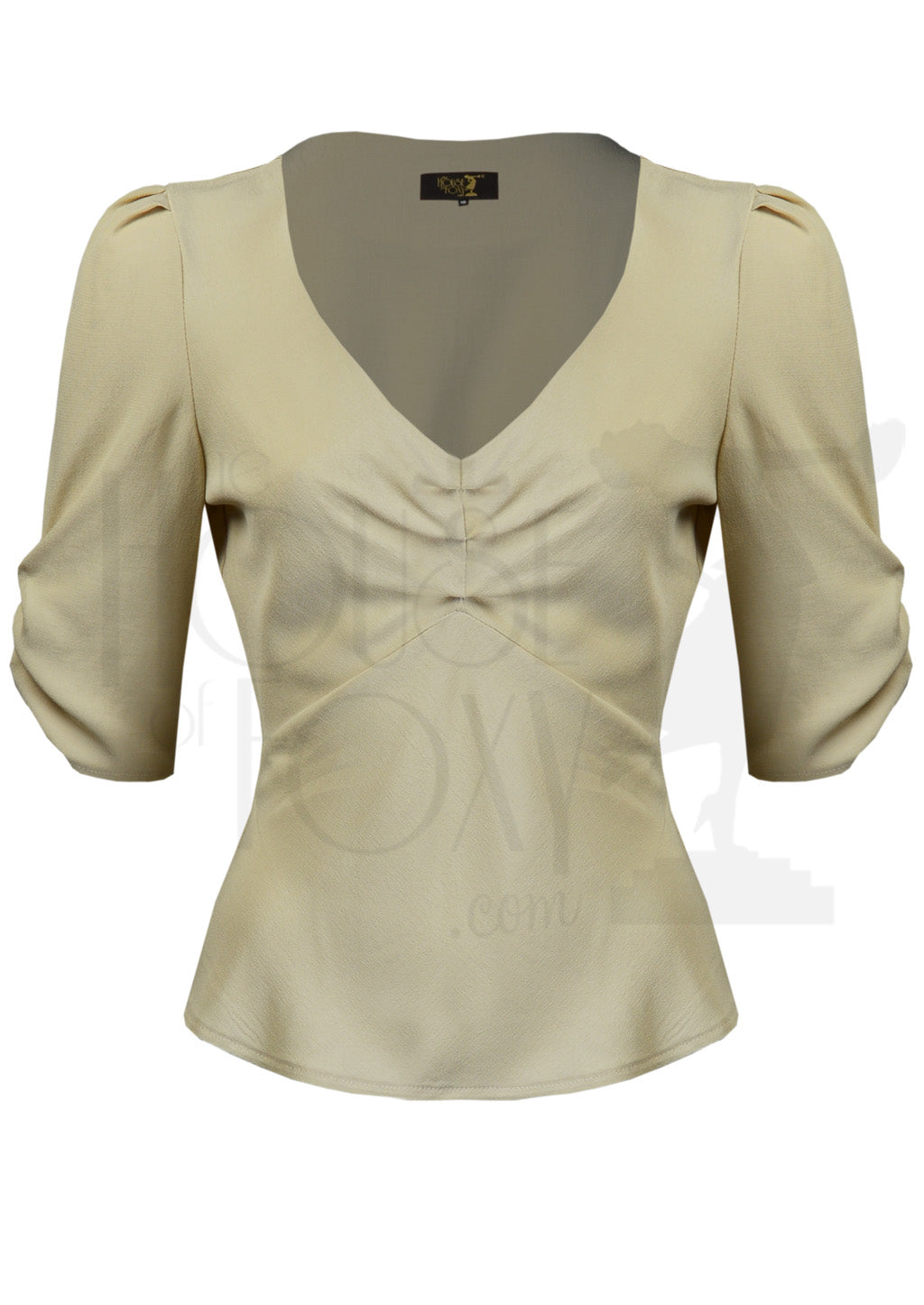 House Of Foxy 1930’s Celia Blouse - In Antique Cream