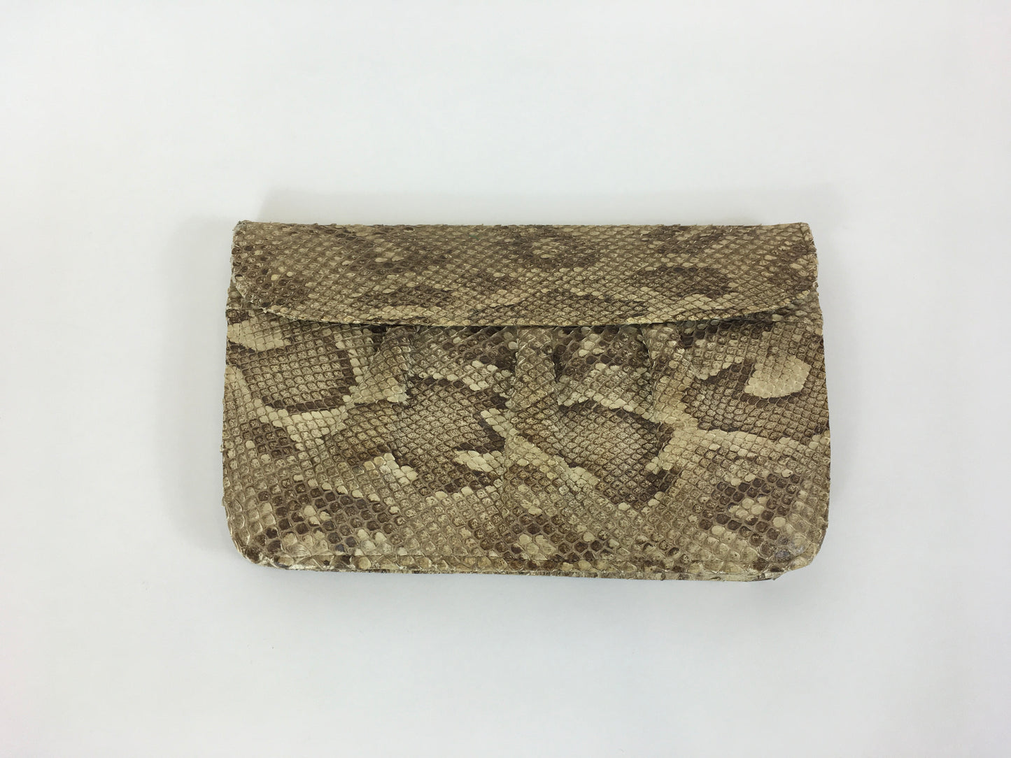 Original 1930’s Fabulous Snakeskin Clutch Handbag - With Beautiful Detailing