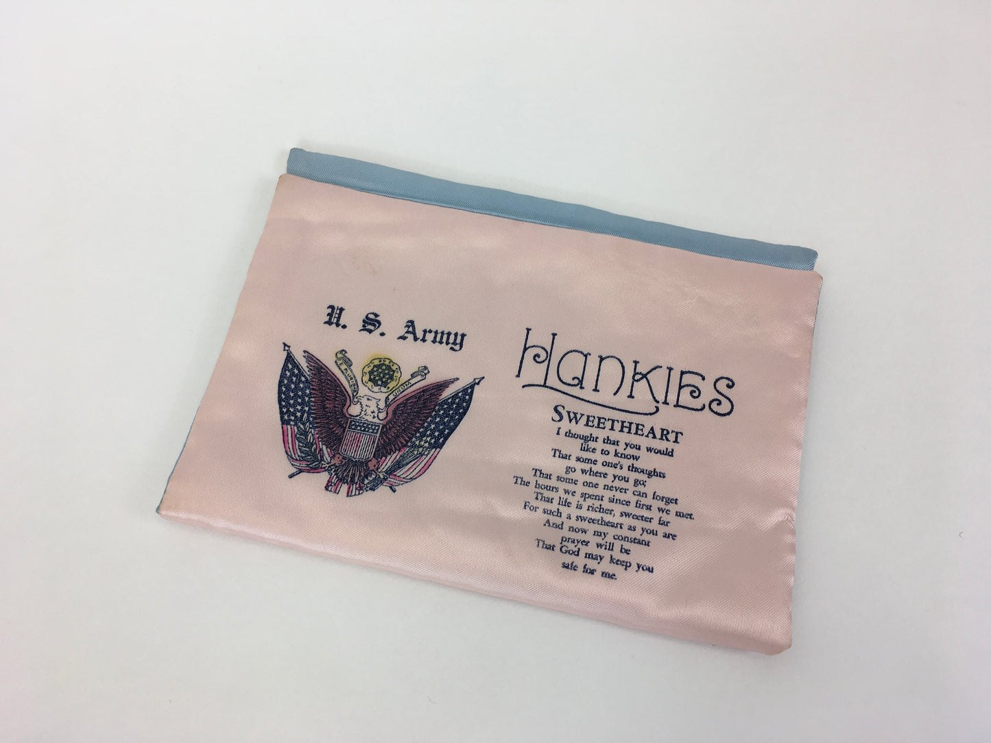 Original 1940’s Sweetheart Hankie Case - A Darling Keepsake Piece For Smalls