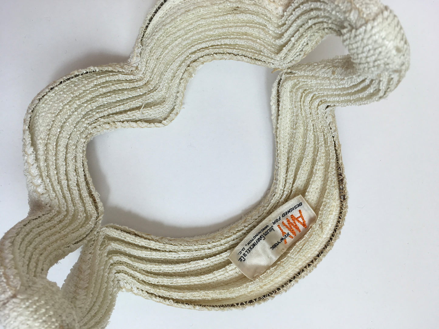 Original 1950’s Darling Ivory Headpiece - ‘ New Look’ Inspired with an Iconic Structure