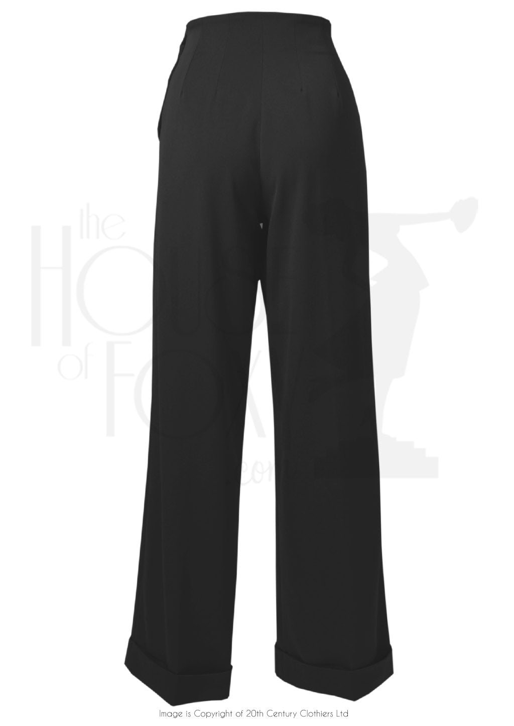 House Of Foxy 1940’s Swing Pants in Black