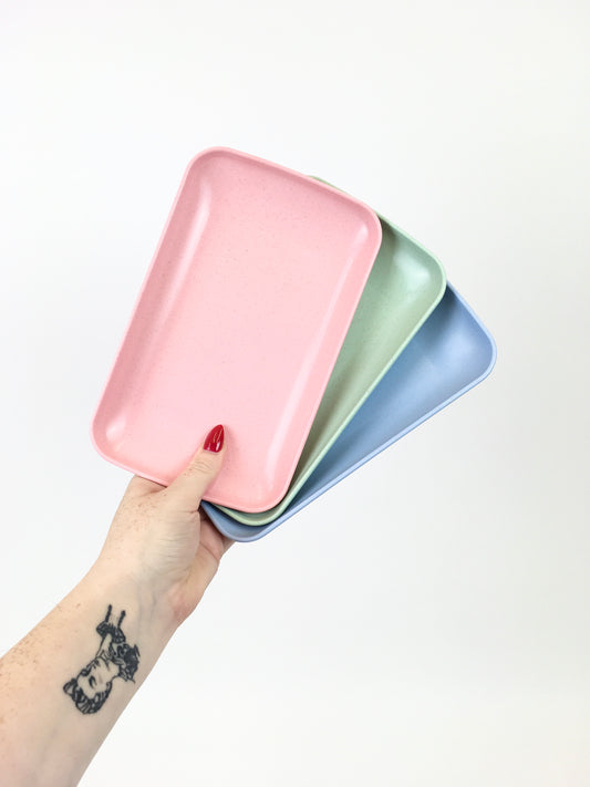 Lucille’s Locks Dressing Table Tray - In Pink, Blue, Green & Cream