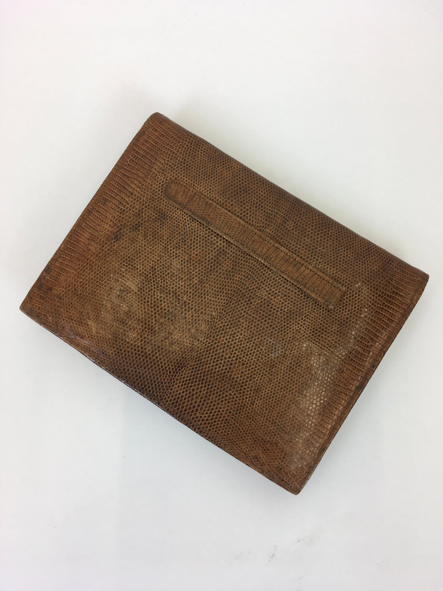 Original 1930’s Skin Envelope Clutch Handbag - With A Lovely Interior and Strong Clasp