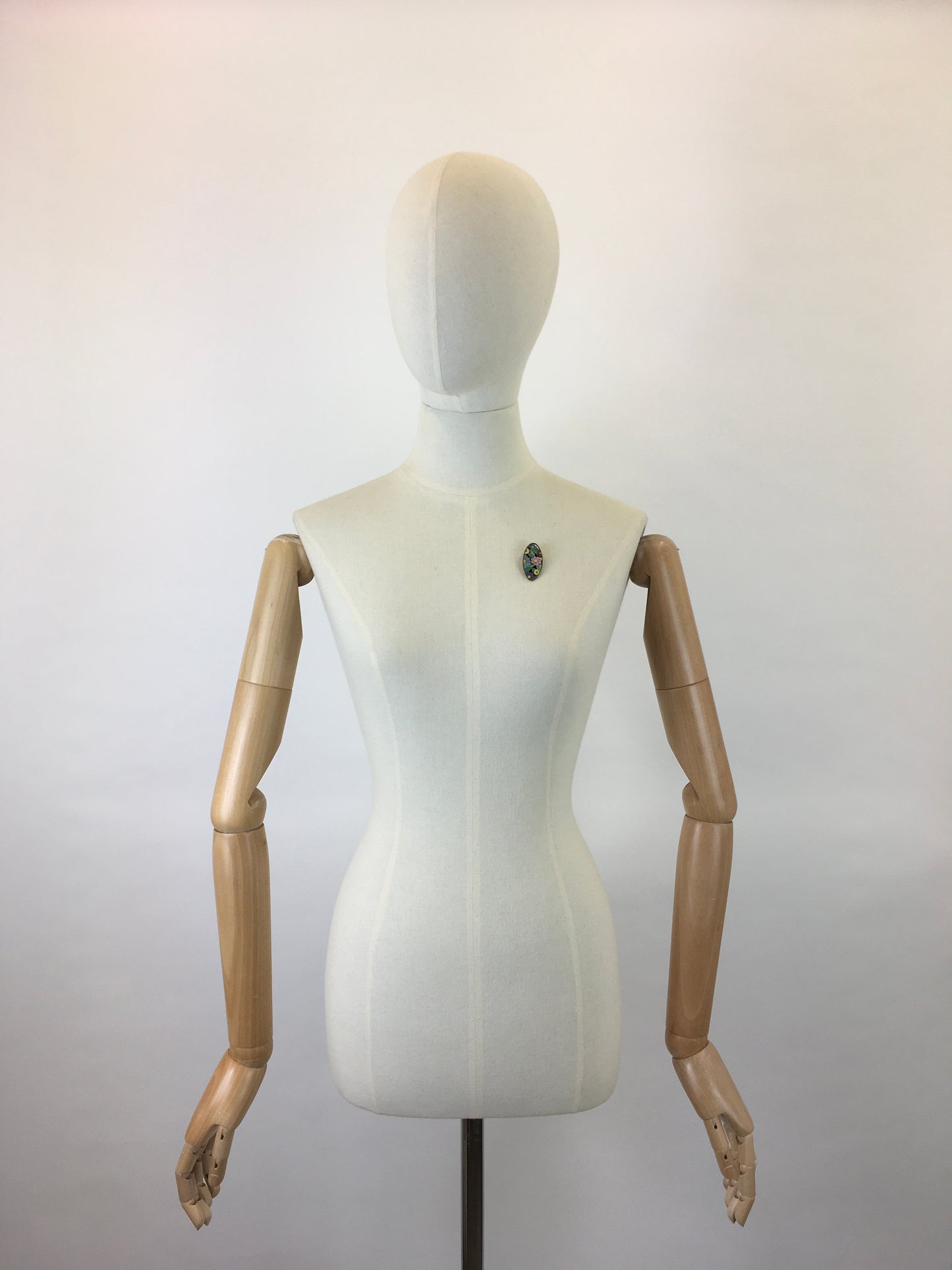 Original 1930’s Darling Enamel Dress Clip - In Soft Pastels