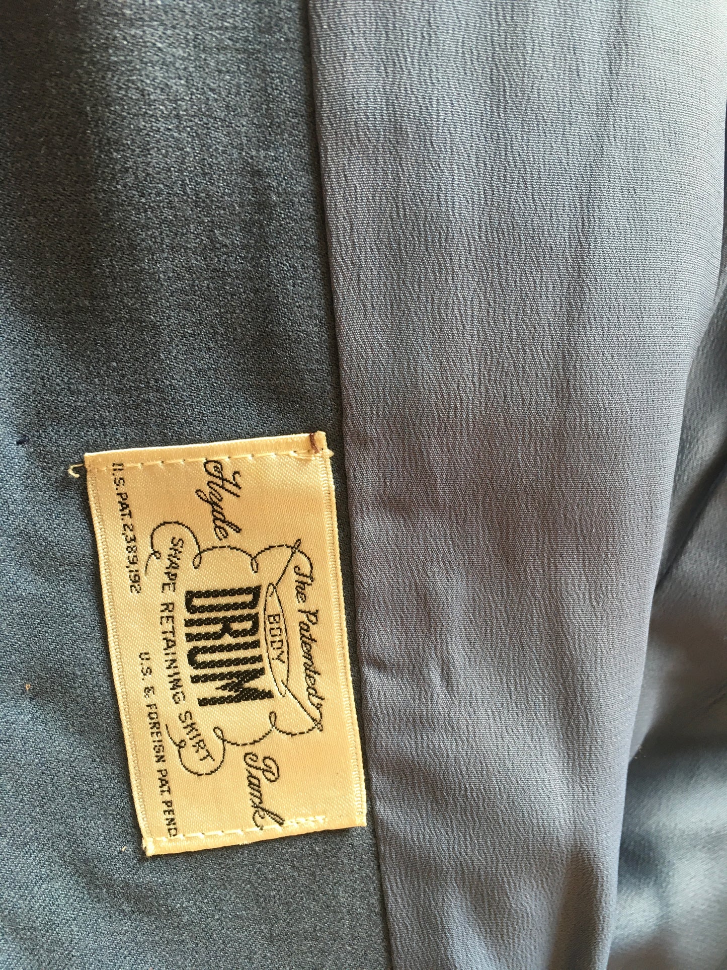 Original 1940’s Blue Jacket - With Stunning Diamond Detailing and Nipped In Waist