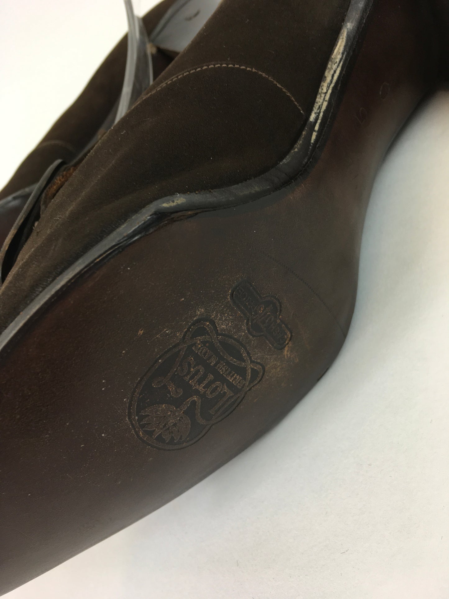 Original 1940’s Brown Suede Shoes - Made By ‘ Lotus ‘ A UK 5 / 5 1/2