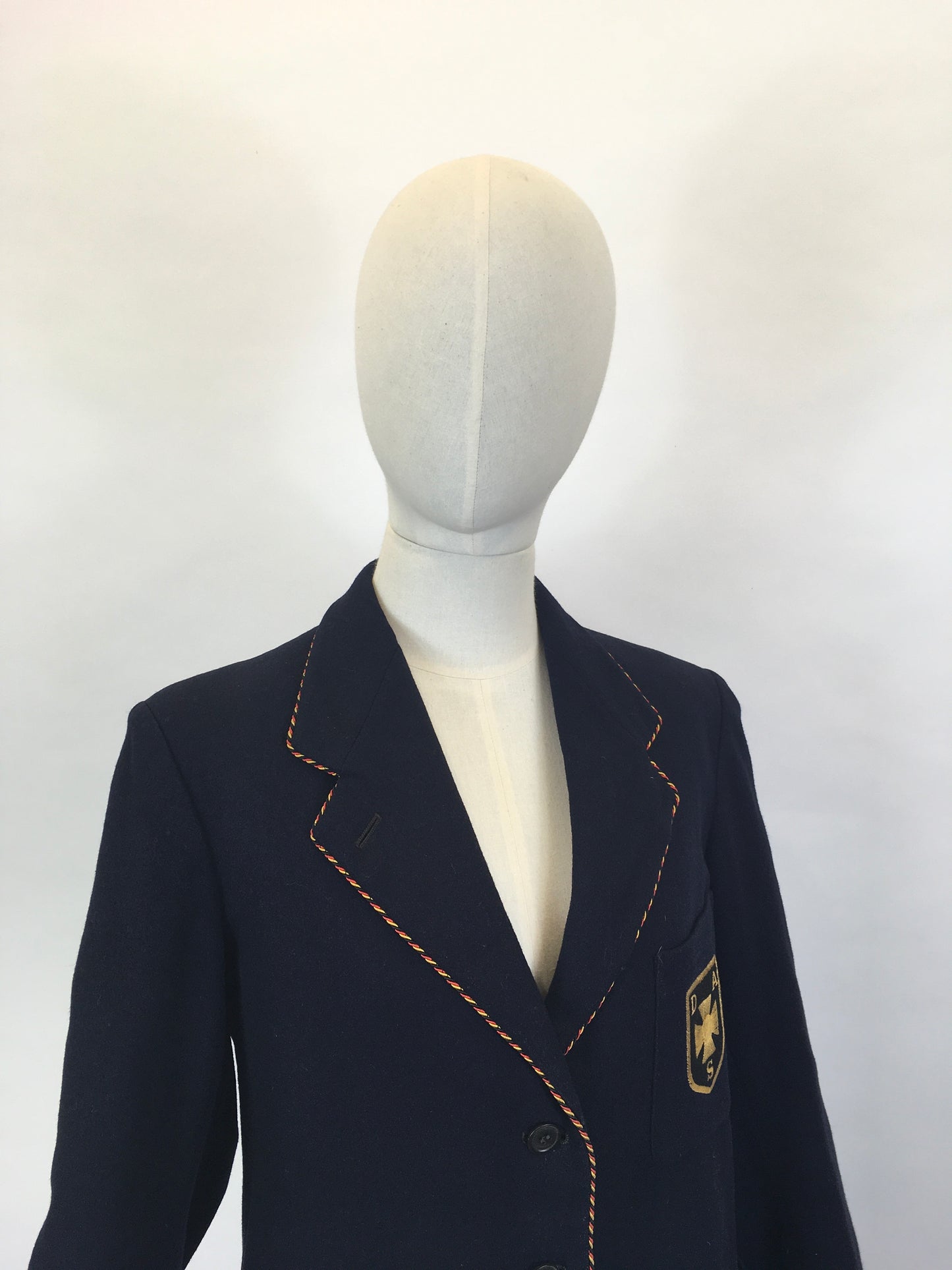 Original School Blazer by ‘ Raymond Barnes’ - Finished With A Braided Trim