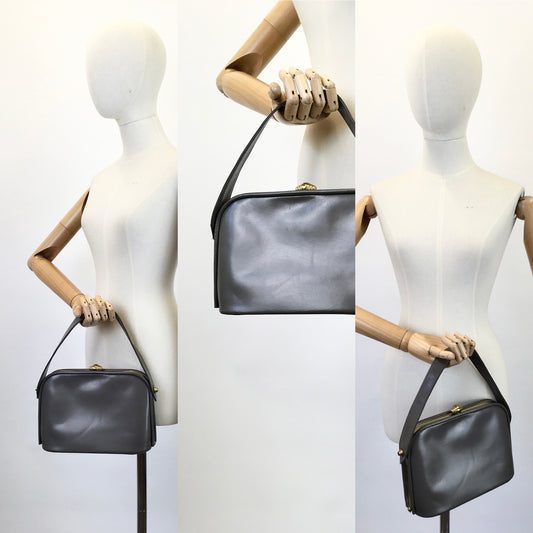 Original Late 1940's / Early 1950's Darling Handbag - In Powdered Grey