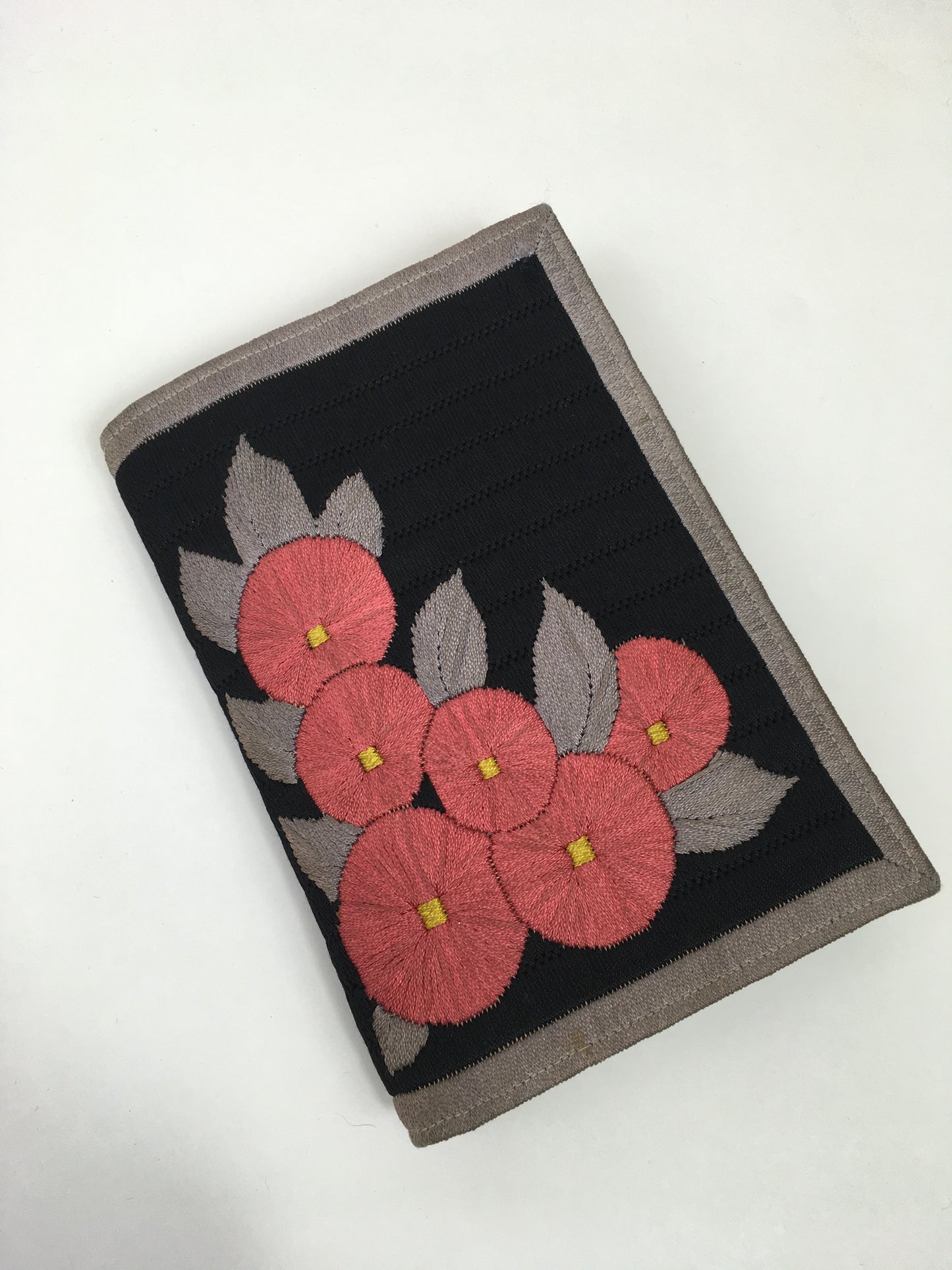 Original 1930's SENSATIONAL Art Deco Clutch Bag - In Embroidered Floral