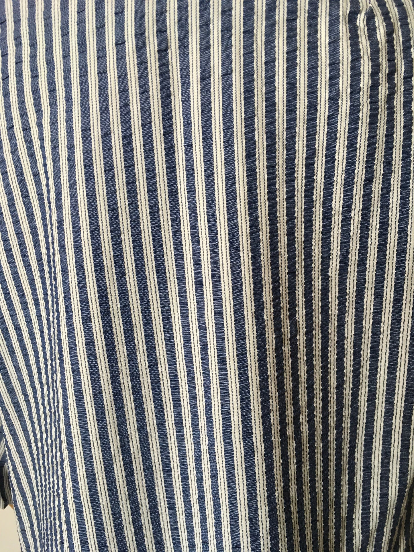Original 1950s Summer Suit In a lovely Lightweight Seersucker fabric - Blue & White Stripes