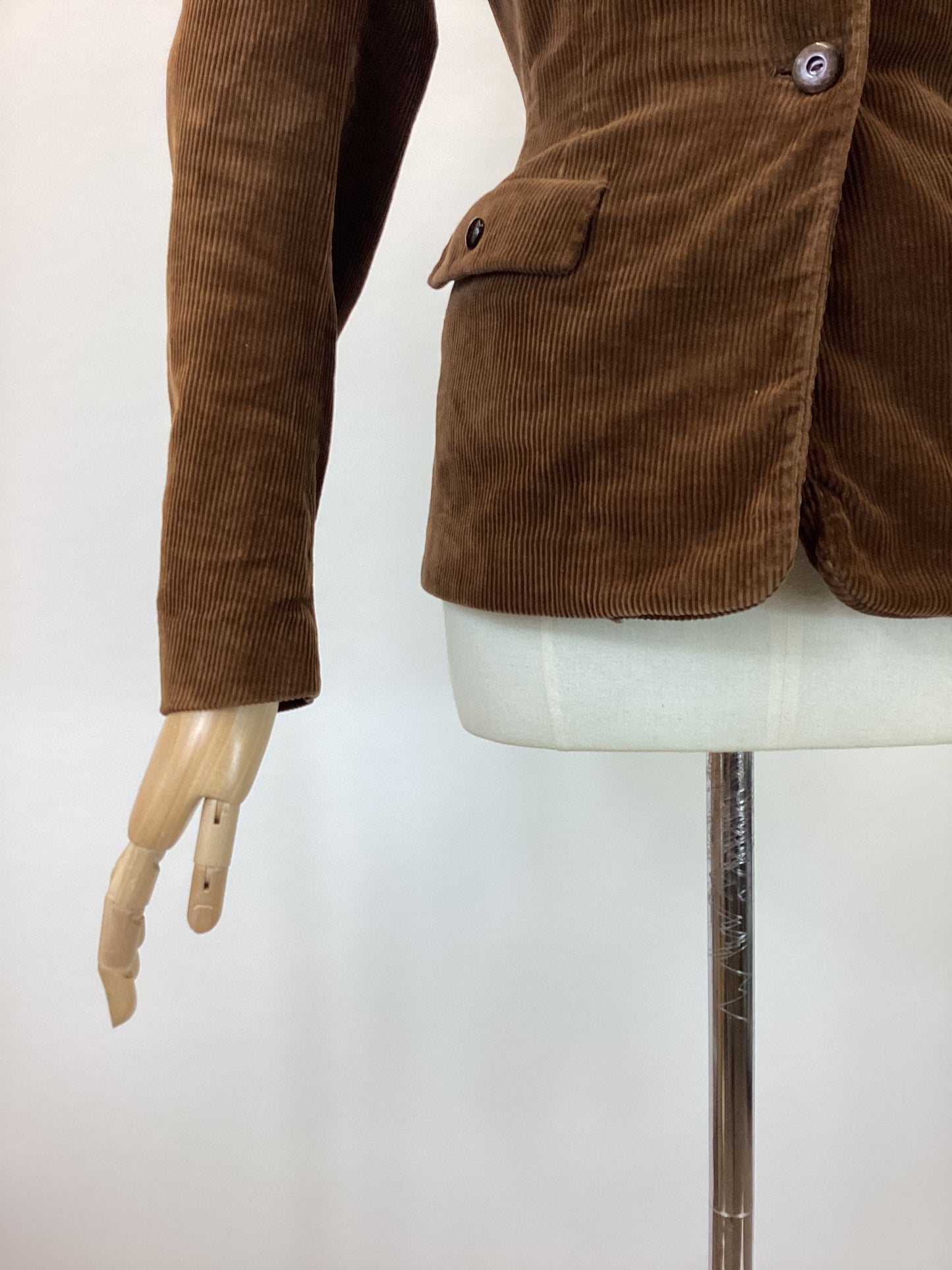 Original Darling 1940’s Needlecord Jacket - In Chocolate Brown