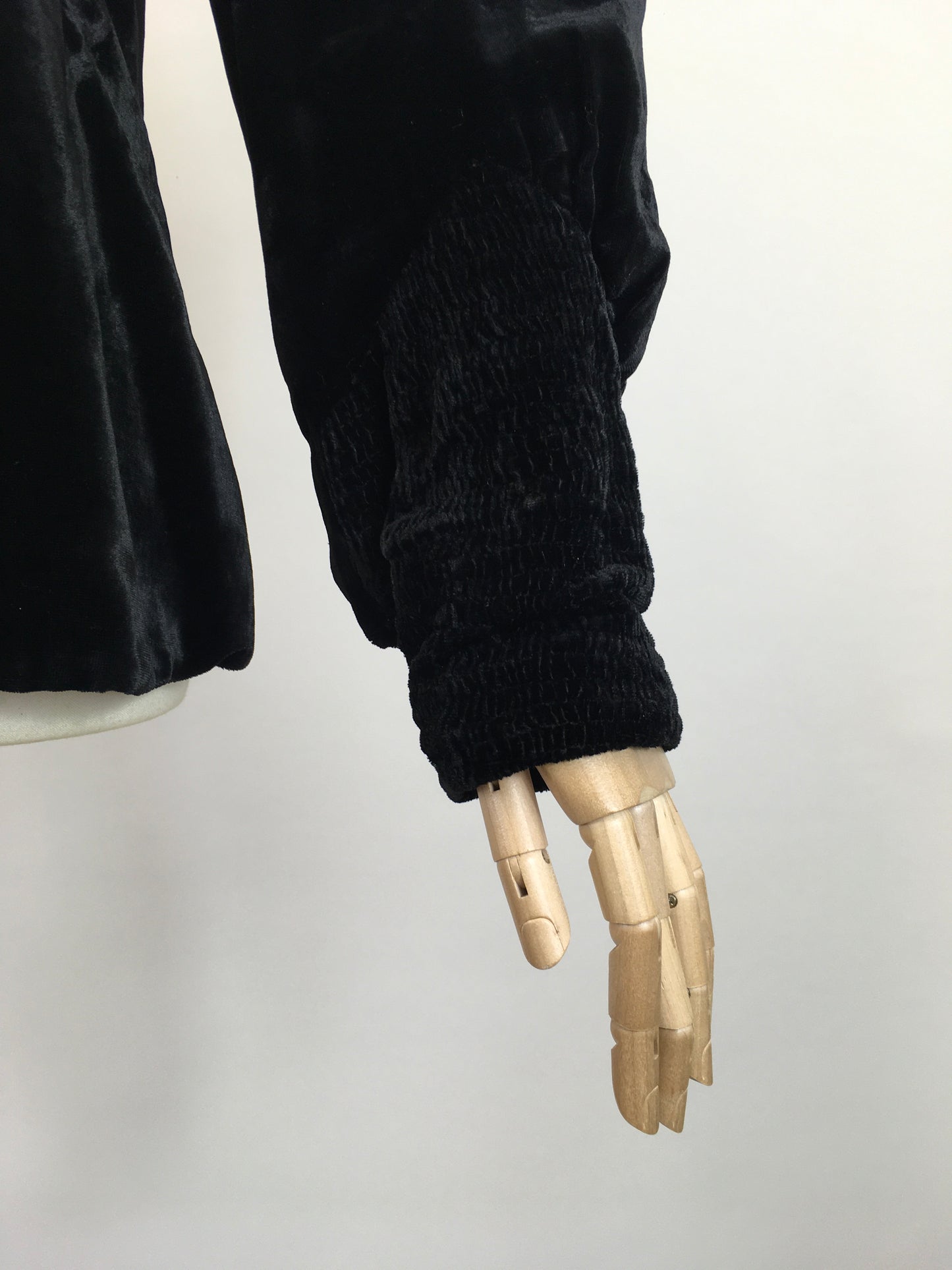 Original 1920's / 1930's Exquisite Evening Jacket - In Black Silk Velvet With Stunning Details