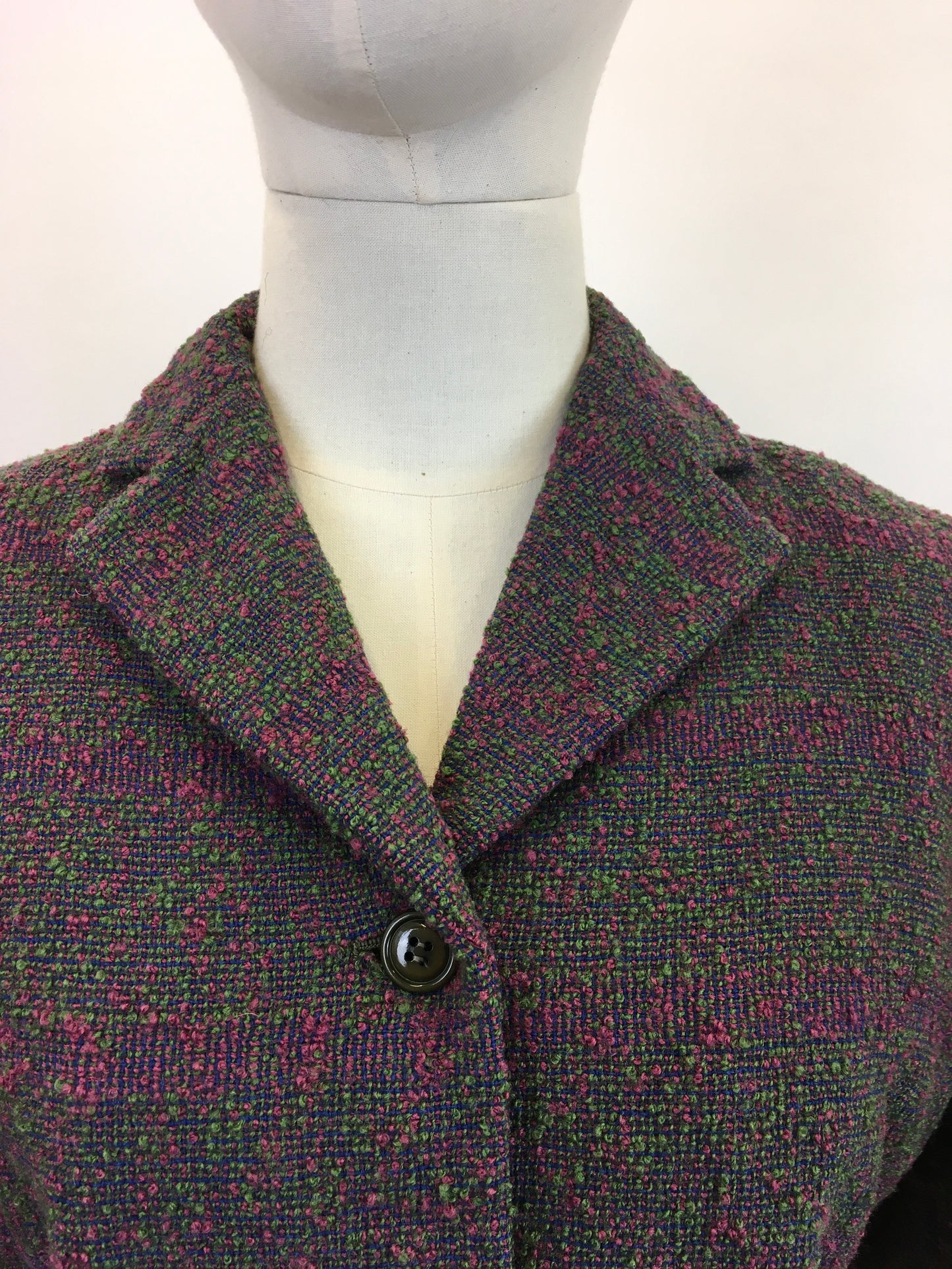 Original 1950's Fabulous Hebe Sports Jacket - In Purples and Greens