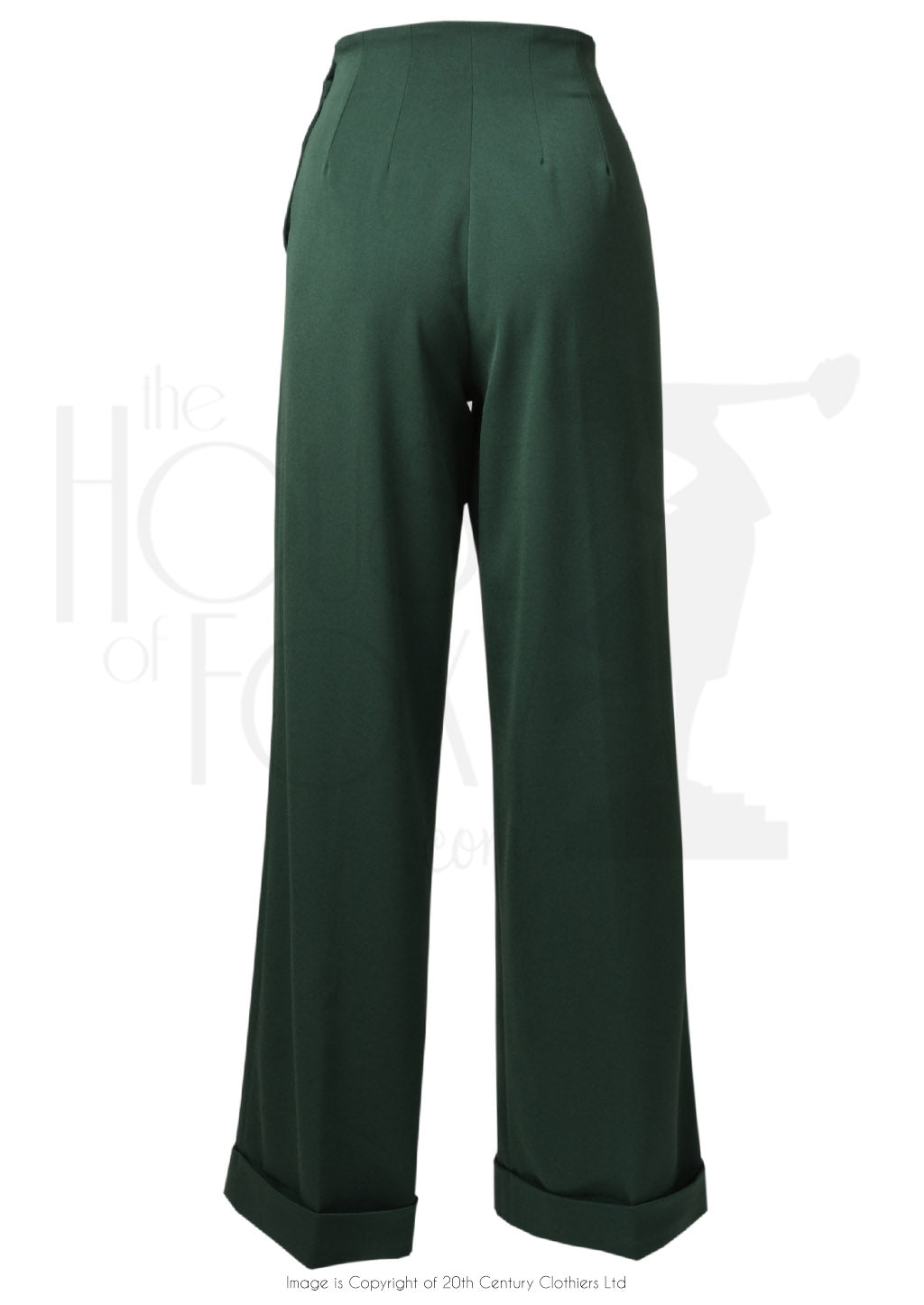 House of Foxy 1940’s Swing Pants in Bottle Green