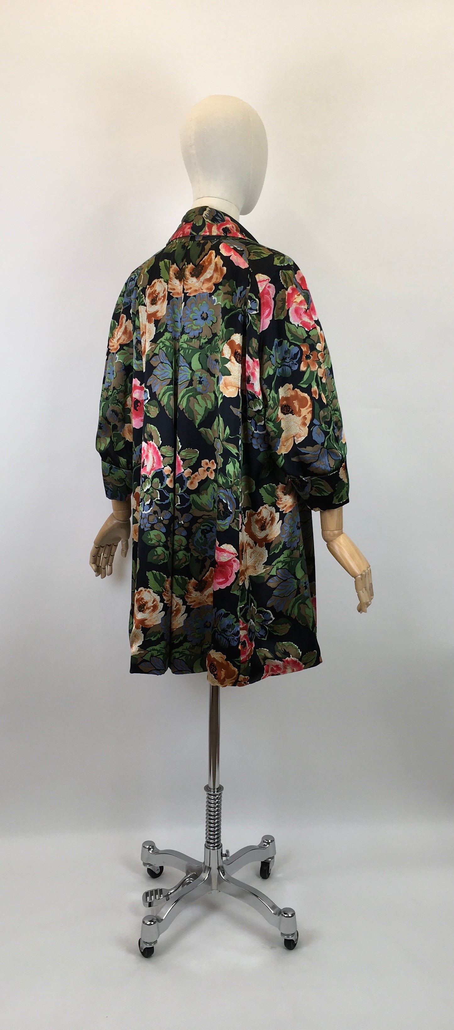 Original 1950’s SENSATIONAL ‘ Peter French’ Swagger Jacket - In Floral Bloom