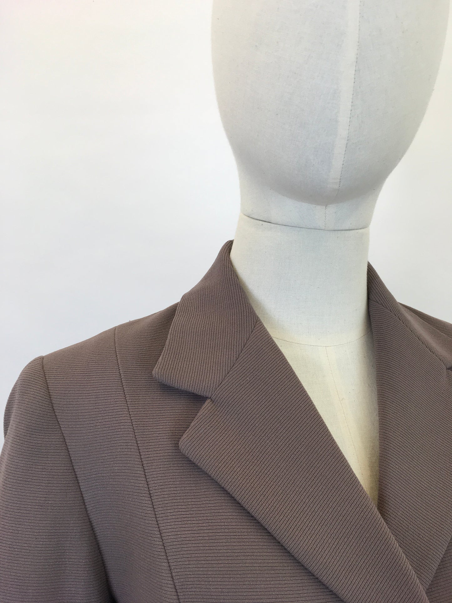 Original 1950’s Beautiful 2 pc Suit - In A Muted Mink Colour