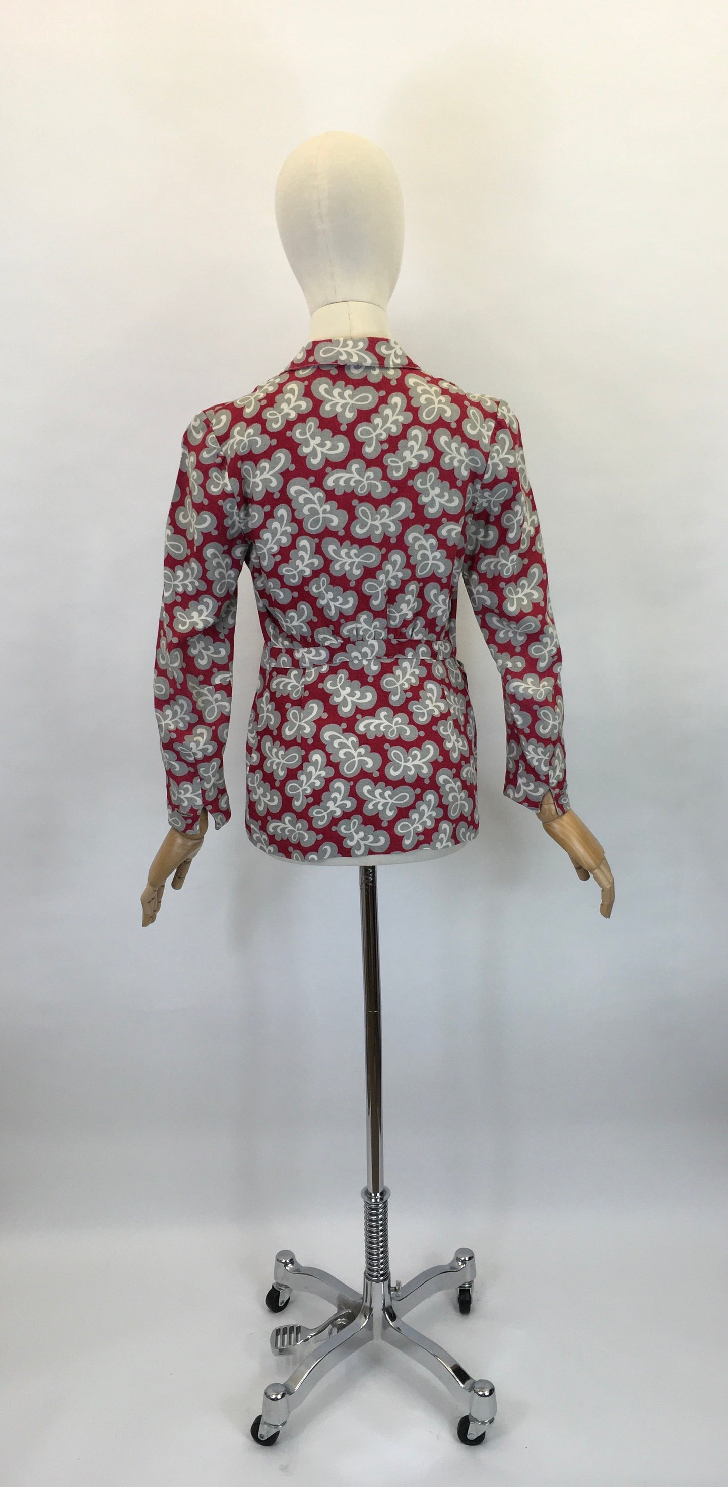 Original 1940s CC41 Utility Marked Moygashol Linen Jacket - By ‘ Fashionsport ‘