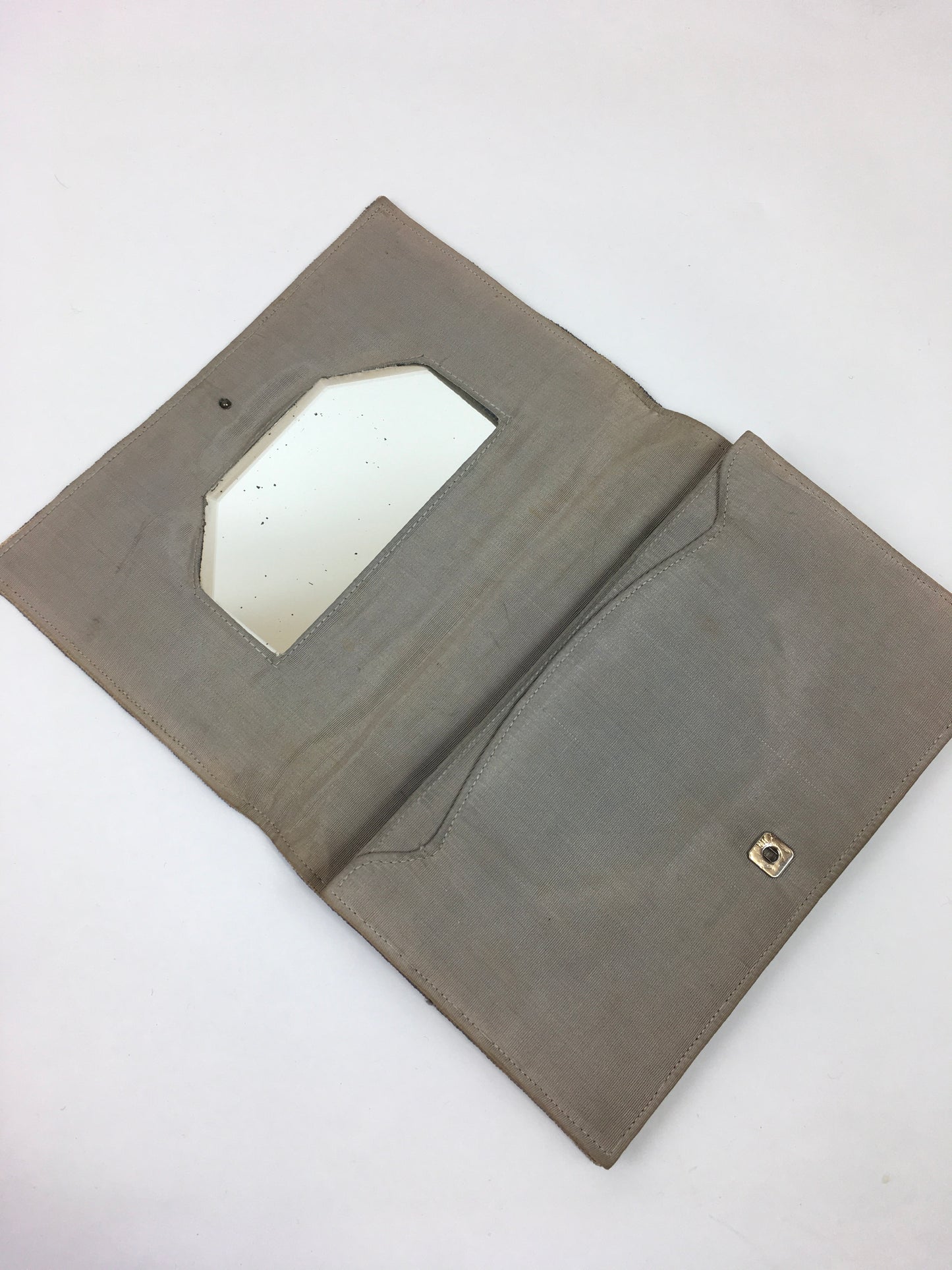 Original 1930's SENSATIONAL Art Deco Clutch Bag - In Embroidered Floral