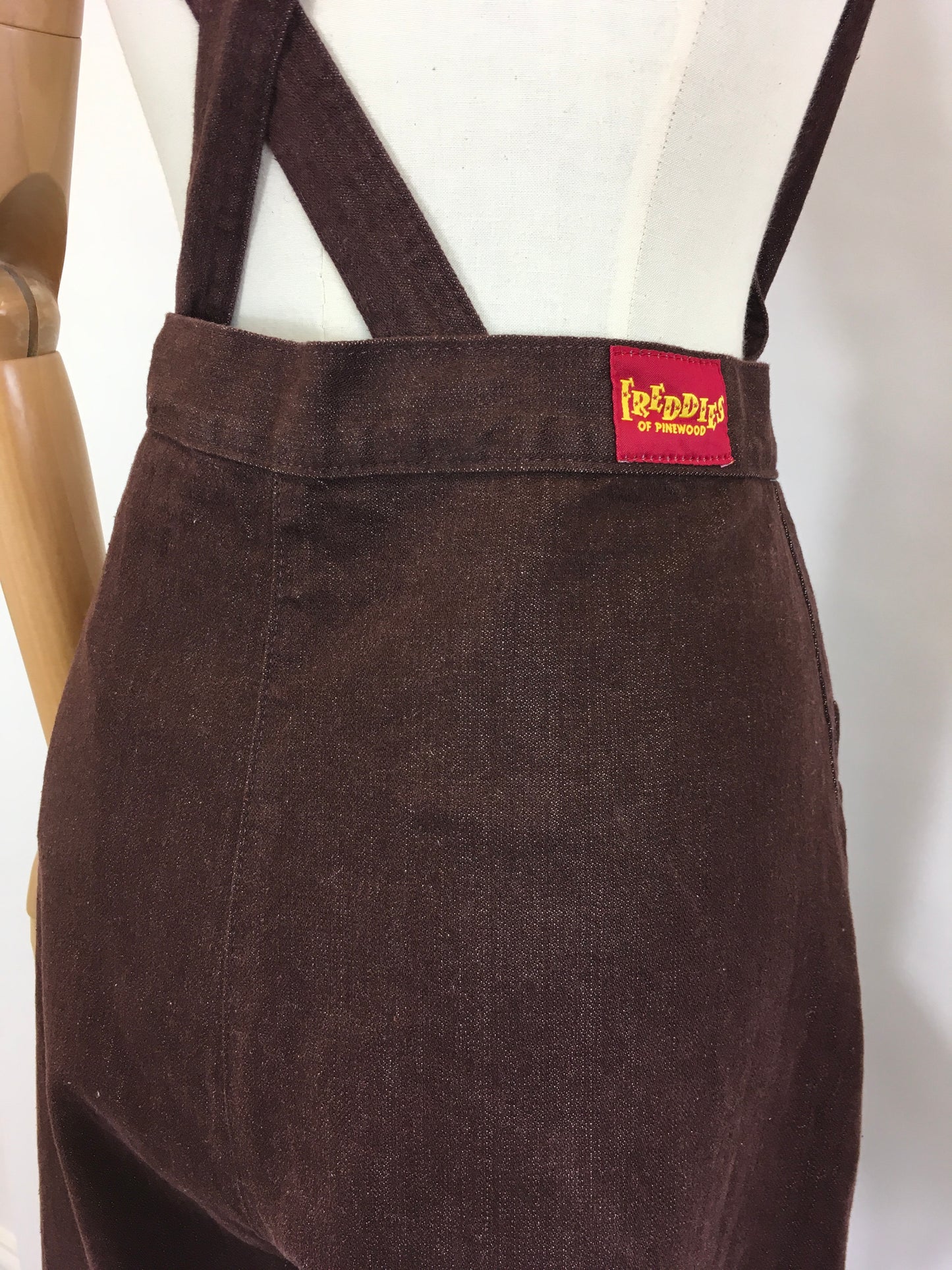 Freddie’s Of Pinewood - Home Companion Dungarees In Brown