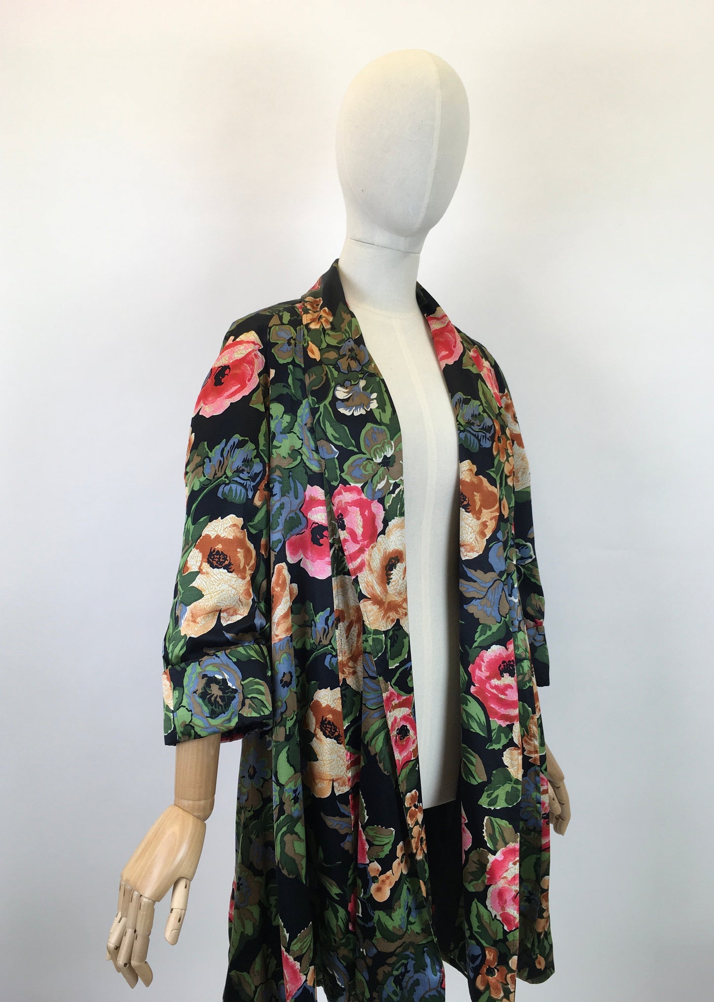 Original 1950’s SENSATIONAL ‘ Peter French’ Swagger Jacket - In Floral Bloom