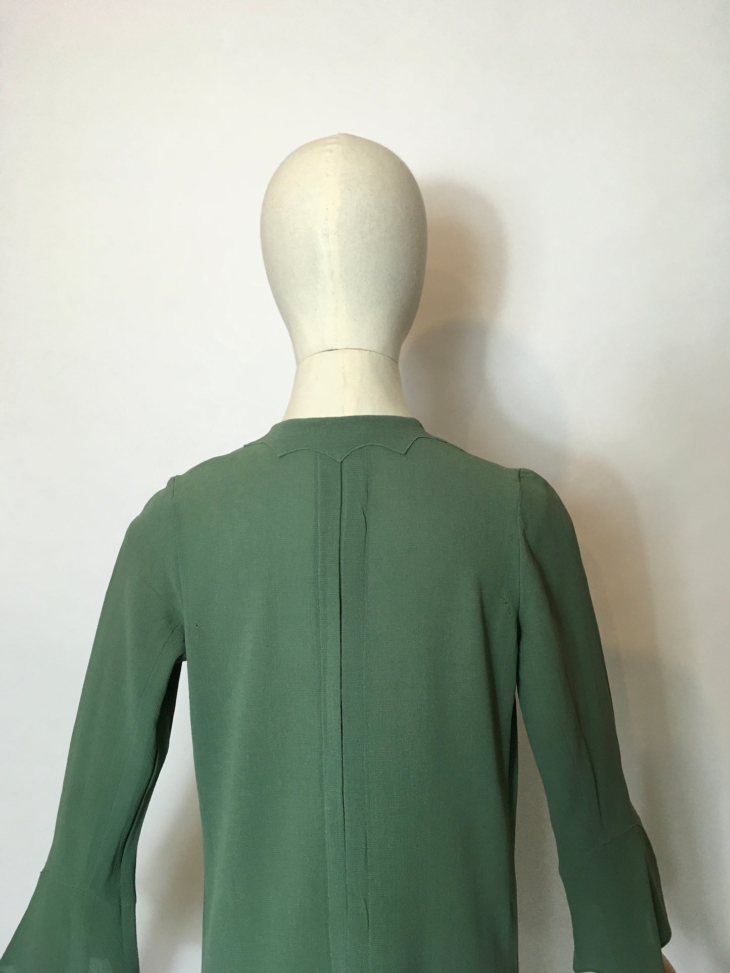 Original 1930’s Eau De Nil Lightweight Summer Overcoat - Festival of Vintage Fashion Show Exclusive