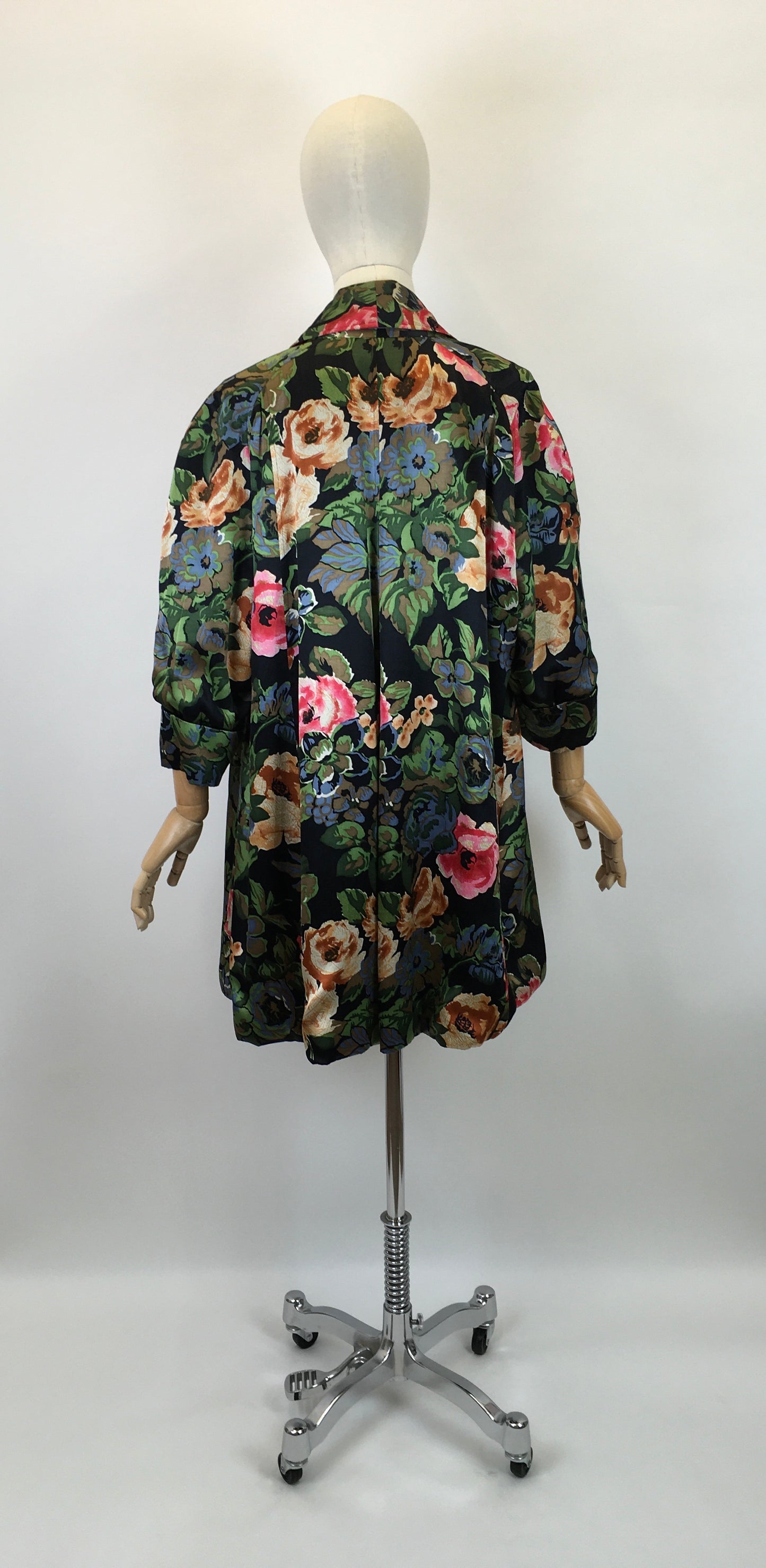 Original 1950’s SENSATIONAL ‘ Peter French’ Swagger Jacket - In Floral Bloom