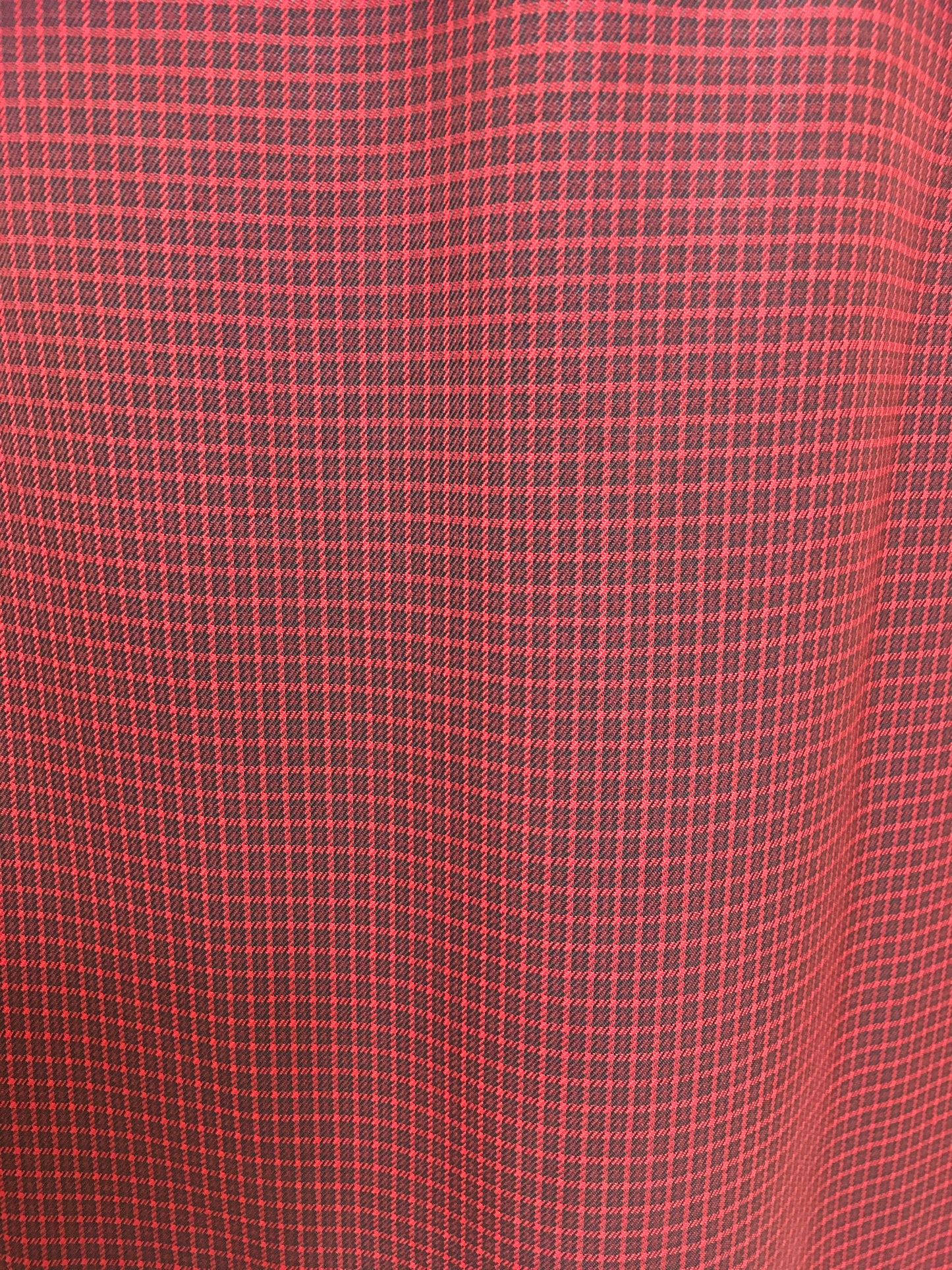 Original STUNNING 1940's American Suit - Fabulous Red & Black Check Pattern Fabric