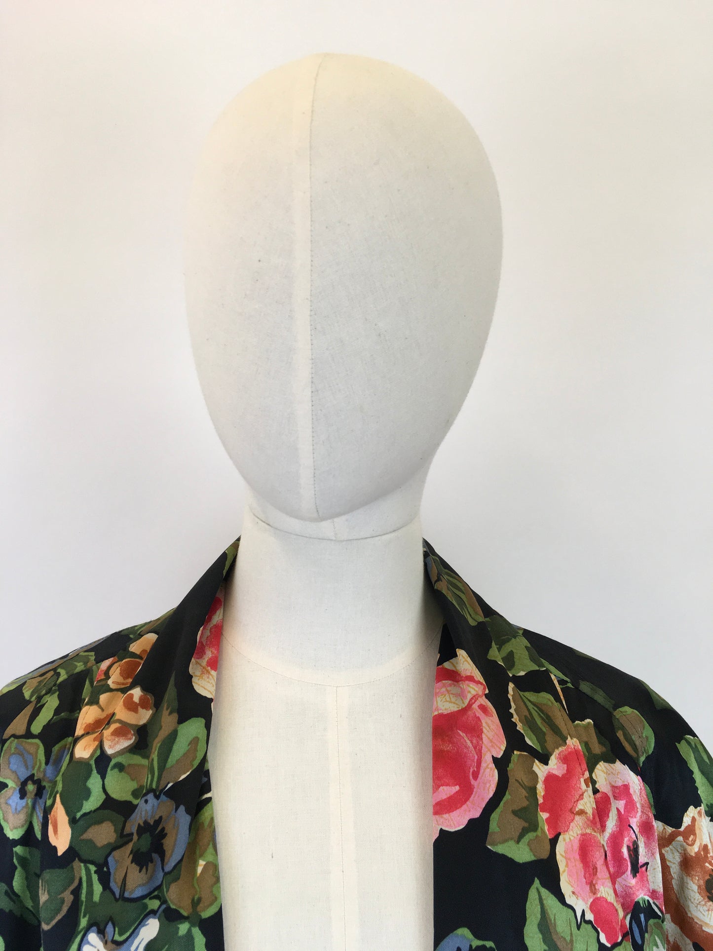 Original 1950’s SENSATIONAL ‘ Peter French’ Swagger Jacket - In Floral Bloom