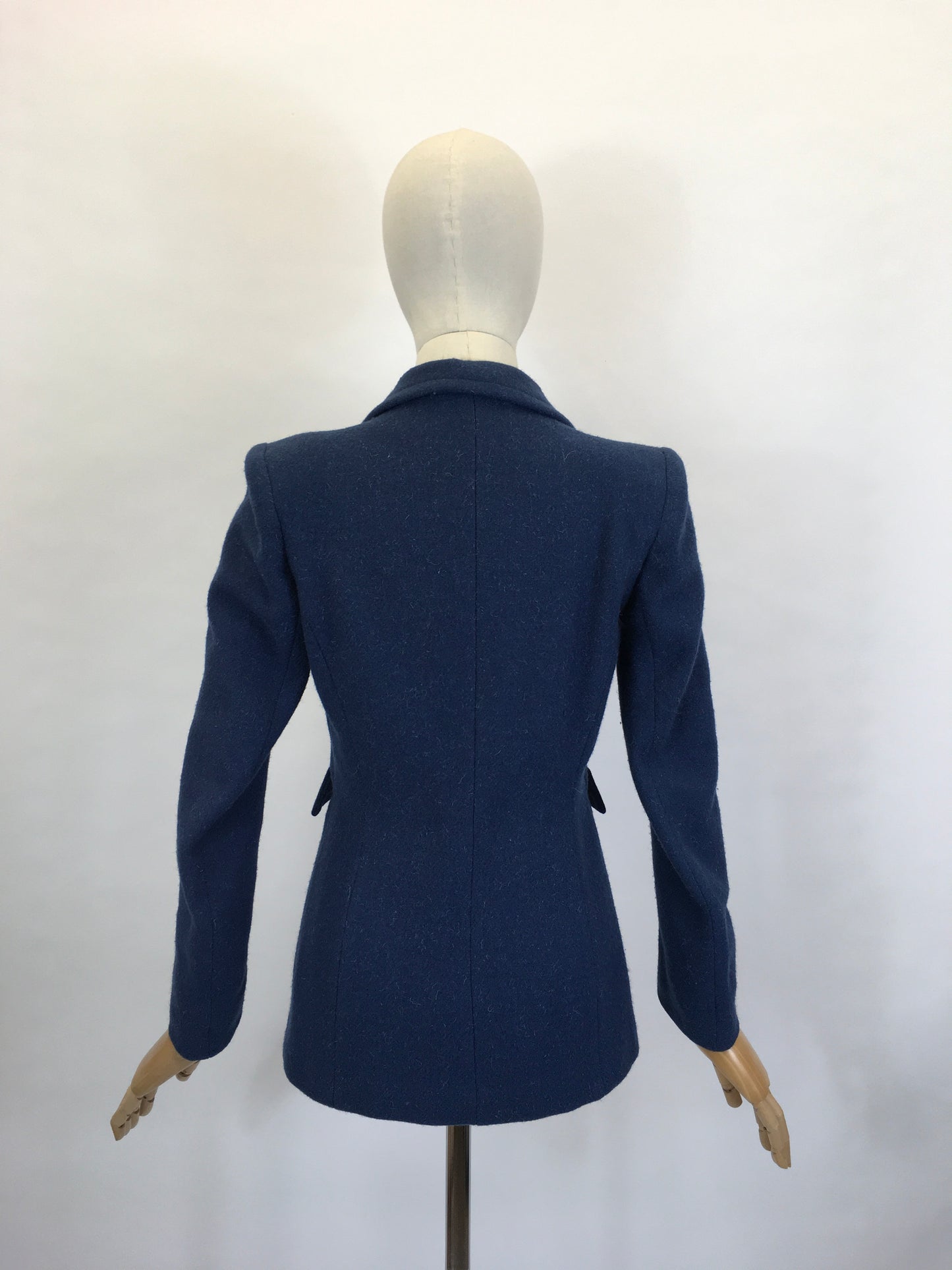 Original 1940’s Fabulous Blue Flecked Woollen Jacket - ‘ Orndale’ Made In England Label