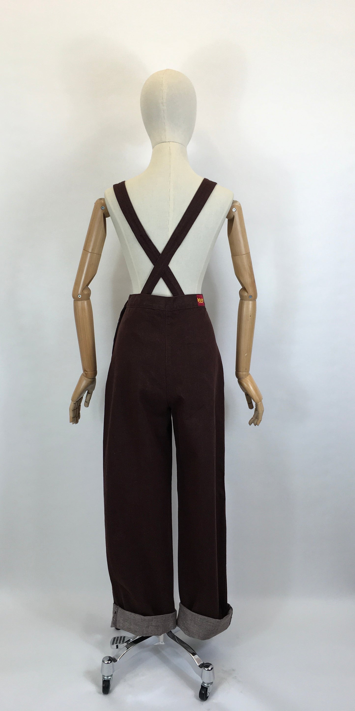 Freddie’s Of Pinewood - Home Companion Dungarees In Brown