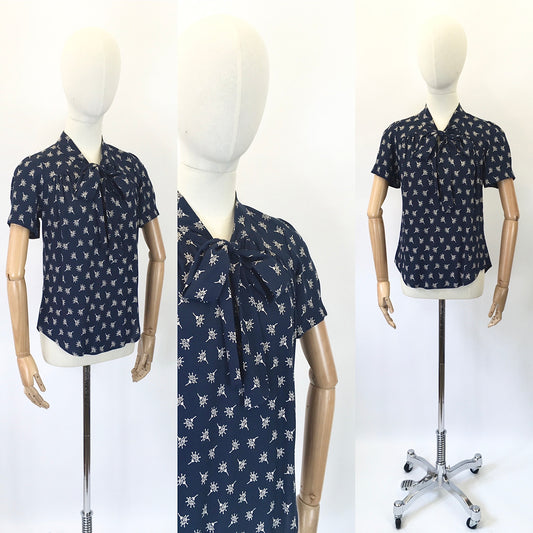 House of Foxy 1930’s Beau Blouse in Wish