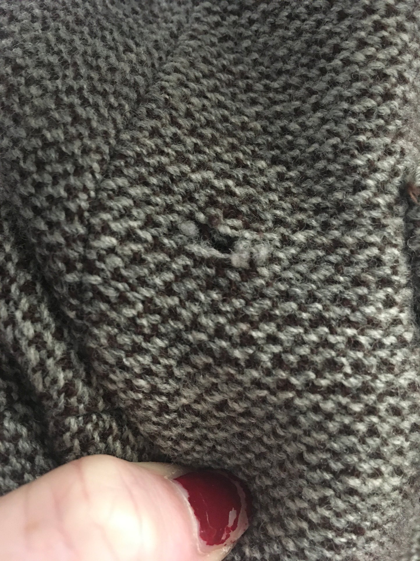 Original 1940’s Beautiful ‘ Hebe Sports ‘ Suit - In A Brown & Cream Woollen Tweed With Brown Velvet Trim