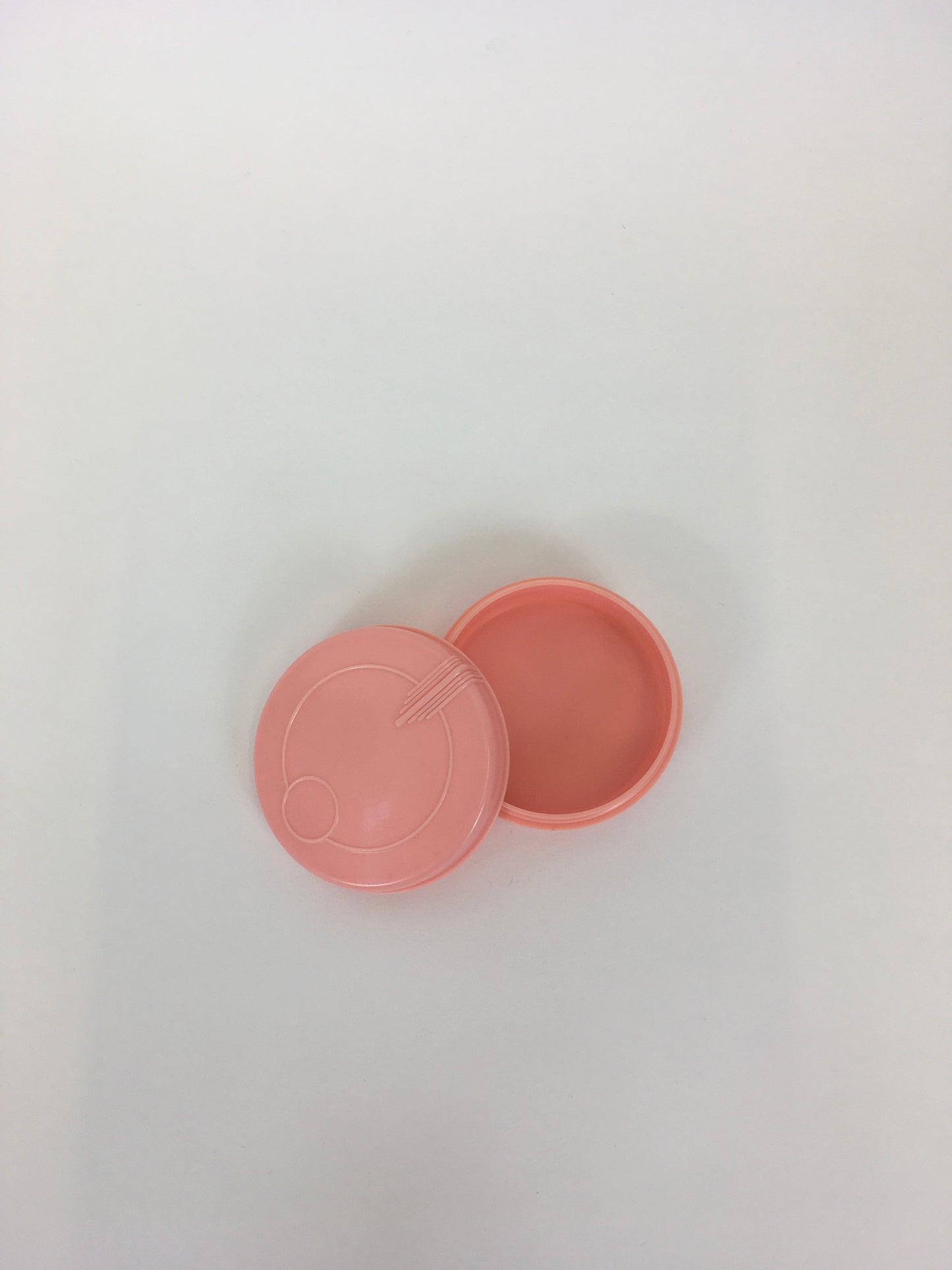 Original 1930’s / 1940’s Celluloid Vanity Pot - In A Soft Powdered Pink Perfect For A Vintage Vanity