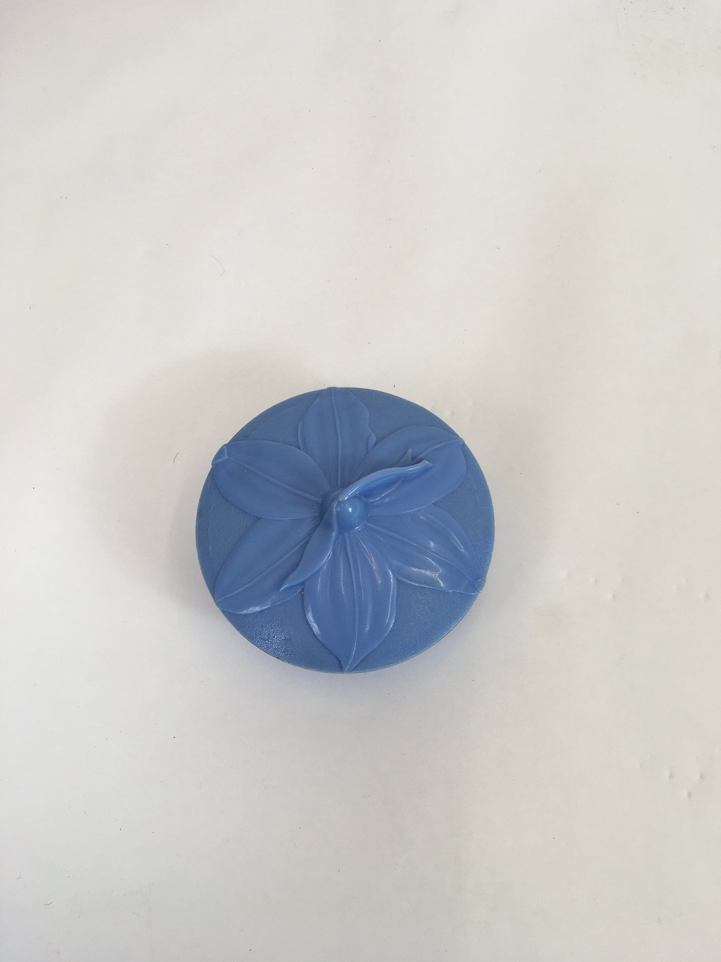 Original 1950's Darling Vanity Trinket Box - In Powder Blue