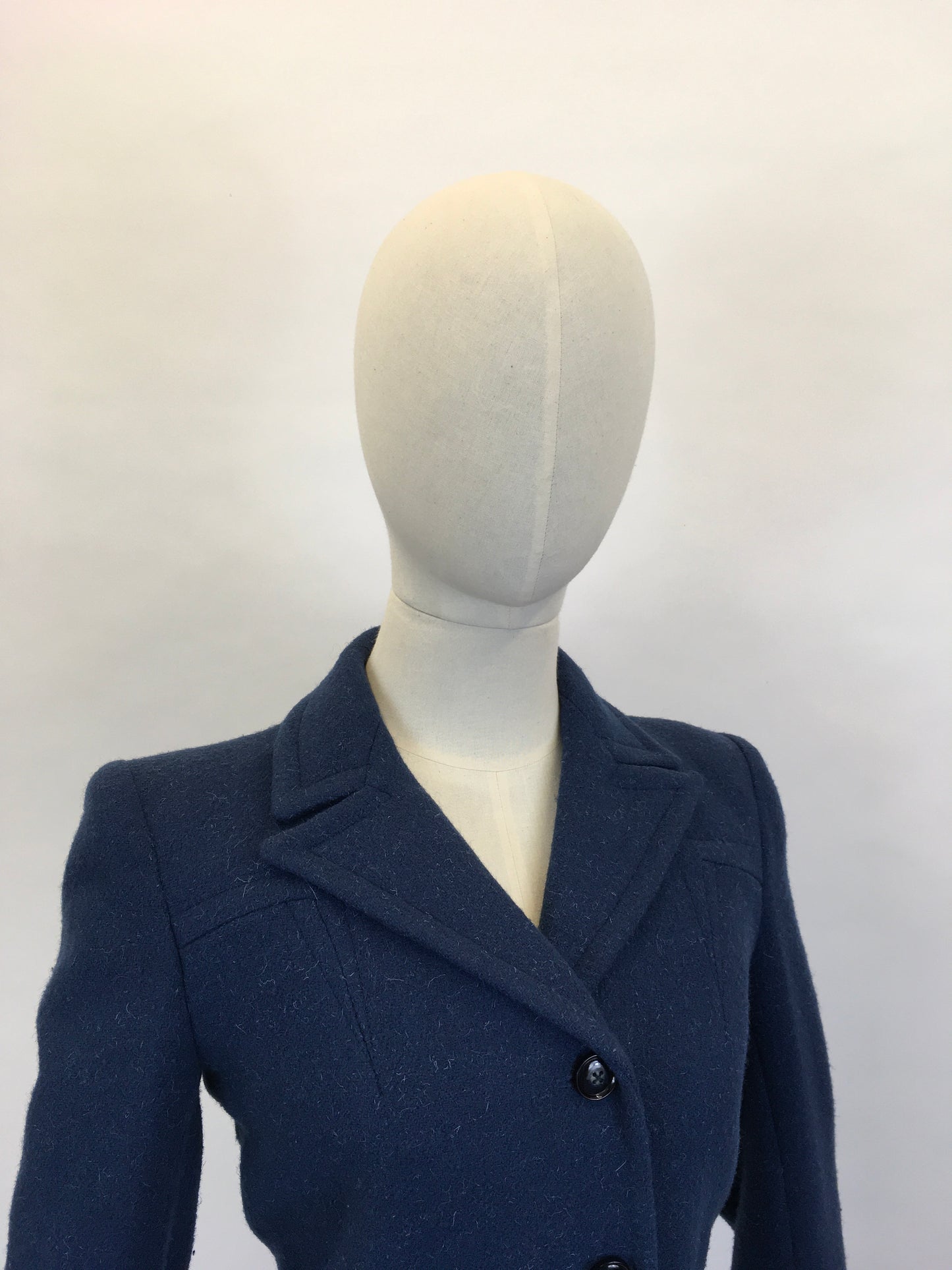 Original 1940’s Fabulous Blue Flecked Woollen Jacket - ‘ Orndale’ Made In England Label